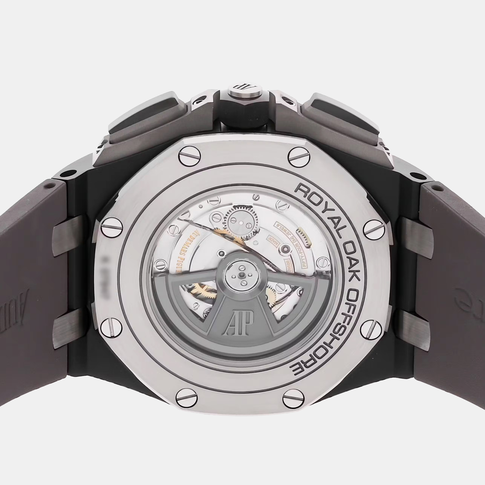 Audemars Piguet Black Ceramic Royal Oak Offshore 26405CE.OO.A002CA.02 Automatic Men's Wristwatch 44 Mm