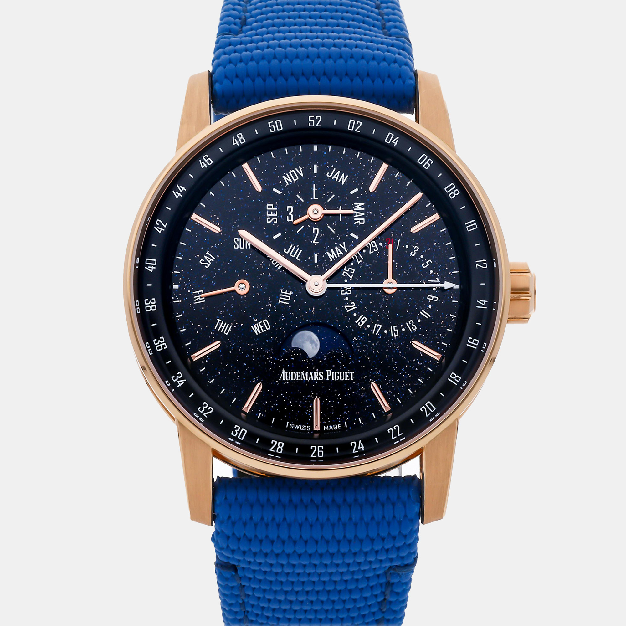 Pre-Owned Audemars Piguet Code 11.59 Perpetual Calendar Automatic Men's Watch 41 mm, Blue
Pre-Owned Audemars Piguet Code 11.59 Perpetual Calendar Automatic Men's Watch 41 mm, Blue