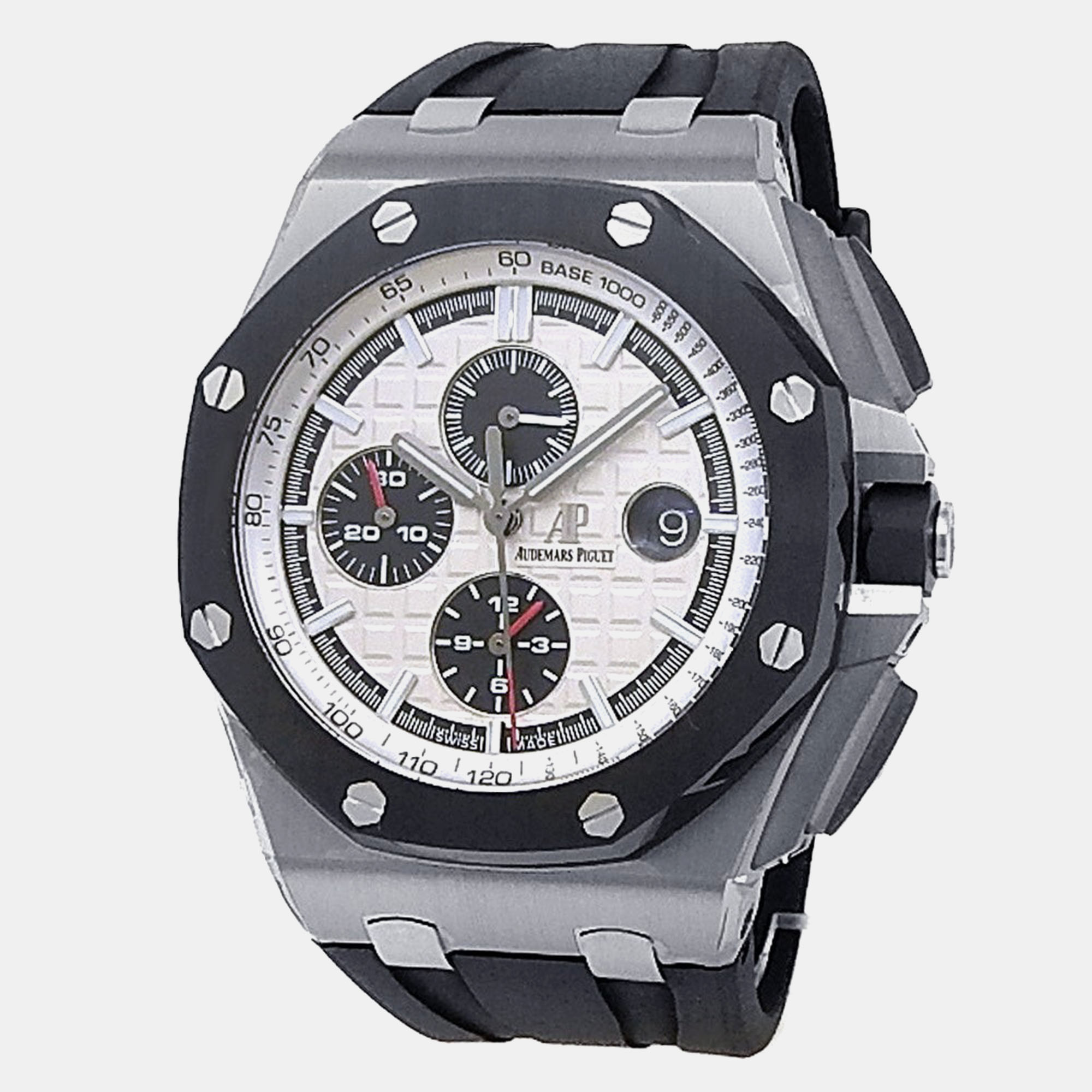 Audemars Piguet Royal Oak Offshore 26400SO.OO.A002CA.01 Automatic Silver Stainless Steel Men's Wristwatch 44 mm
Audemars Piguet Royal Oak Offshore 26400SO.OO.A002CA.01 Automatic Silver Stainless Steel Men's Wristwatch 44 mm