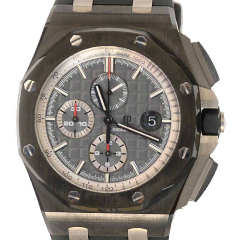 Audemars Piguet Brown Ceramic Royal Oak Offshore Chronograph Men's Wristwatch, Black
Audemars Piguet Brown Ceramic Royal Oak Offshore Chronograph Men's Wristwatch, Black