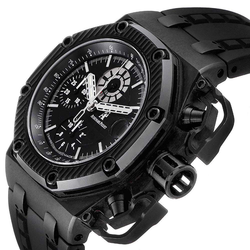 Audemars Piguet Black Titanium And Ceramic Royal Oak Offshore Survivor Chronograph
Audemars Piguet Black Titanium And Ceramic Royal Oak Offshore Survivor Chronograph
