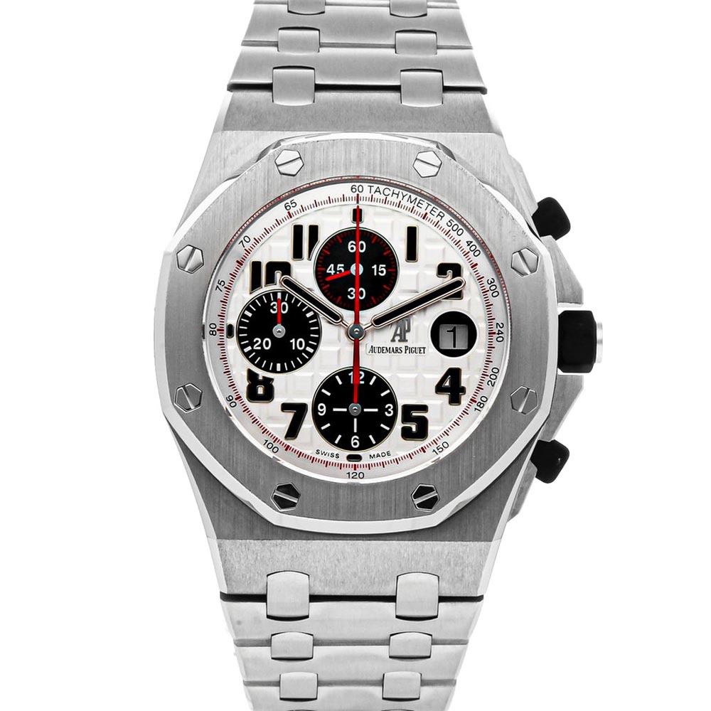 Audemars Piguet Silver Stainless Steel Royal Oak Offshore Chronograph 26170ST. OO.1000ST.01 Men's Wristwatch 42 MM
