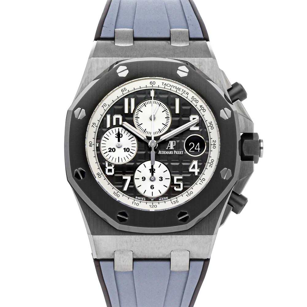 Audemars Piguet Grey Titanium Royal Oak Offshore Chronograph 26470IO. OO. A006CA.01 Men's Wristwatch 42 MM