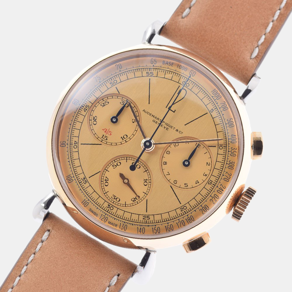 Audemars Piguet Champagne 18K Rose Gold And Stainless Steel Remaster 01 Automatic Men's Wristwatch 40 mm
Audemars Piguet Champagne 18K Rose Gold And Stainless Steel Remaster 01 Automatic Men's Wristwatch 40 mm