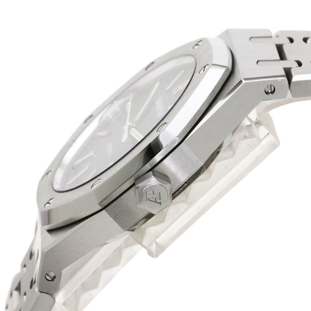 Audemars Piguet Grey Stainless Steel Royal Oak 15300ST.00.1220.ST Men's Wristwatch 39 Mm