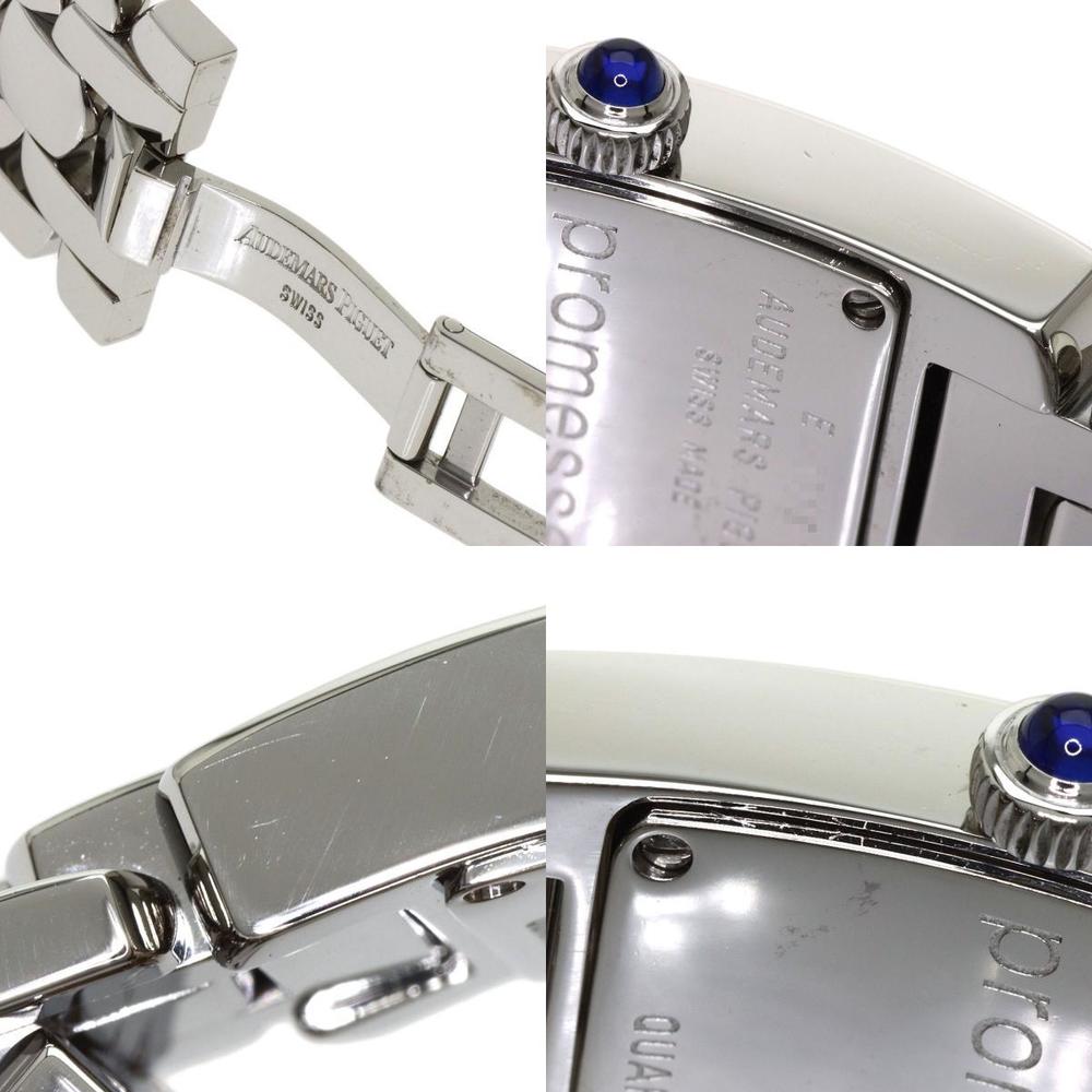 Audemars Piguet Blue Diamonds Stainless Steel Promesse 67259ST Men's Wristwatch 20 Mm