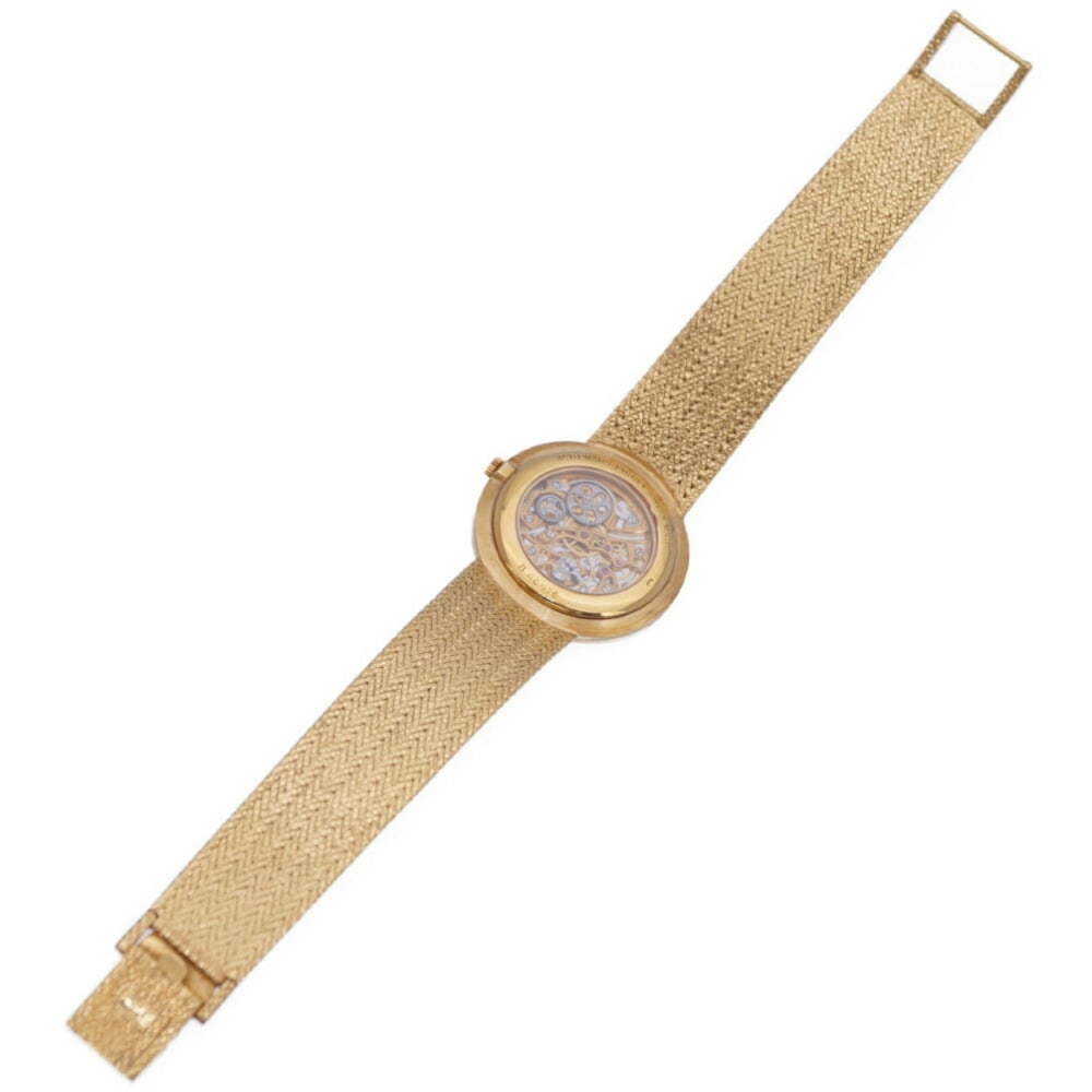 Audemars Piguet Champagne Diamonds 18K Yellow Gold Classique Men's Wristwatch 32 Mm