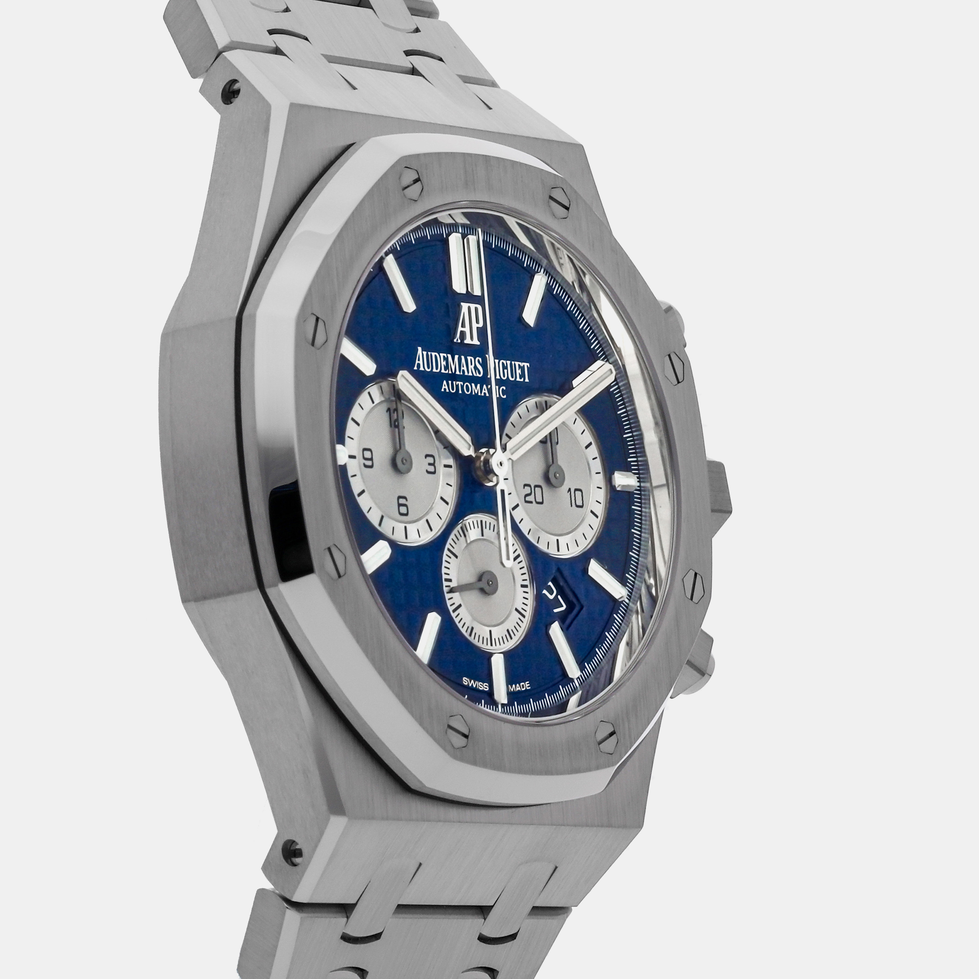 Audemars Piguet Blue Stainless Steel Royal Oak 26331ST.OO.1220ST.01 Automatic Men's Wristwatch 41 Mm
