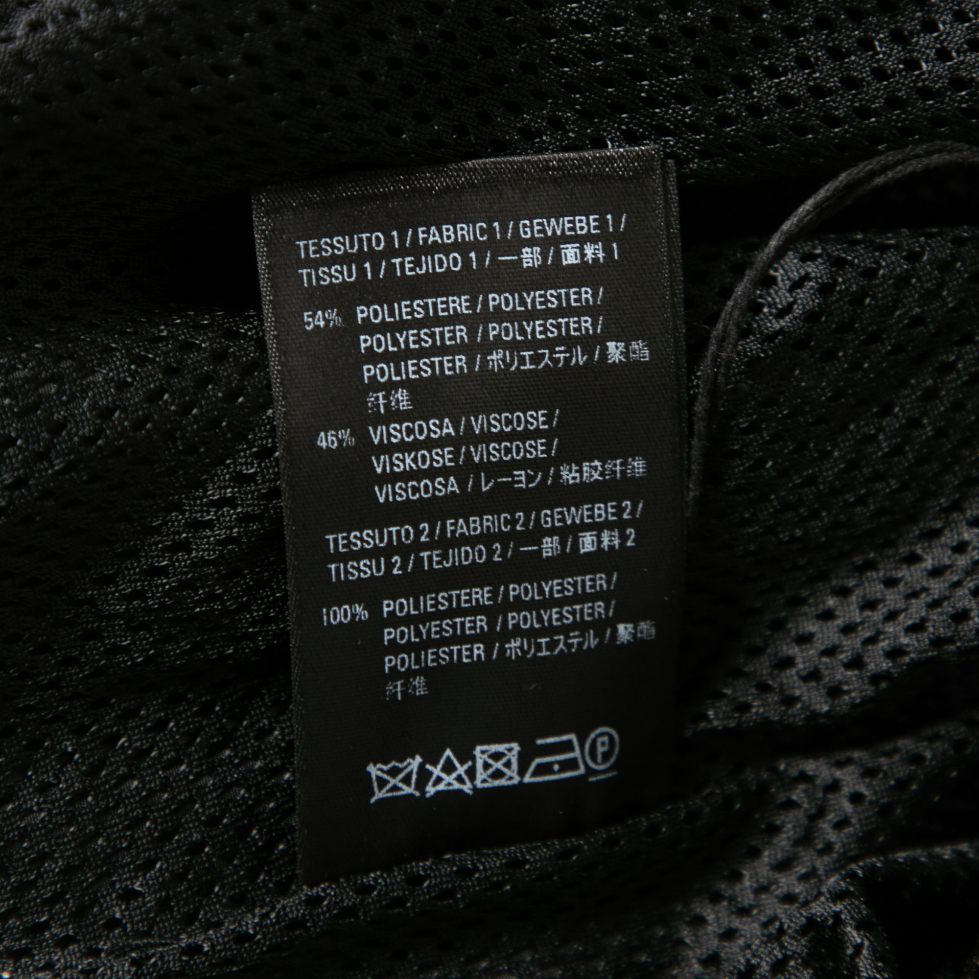 Balenciaga Black Synthetic Logo Embroidered Running Shorts M