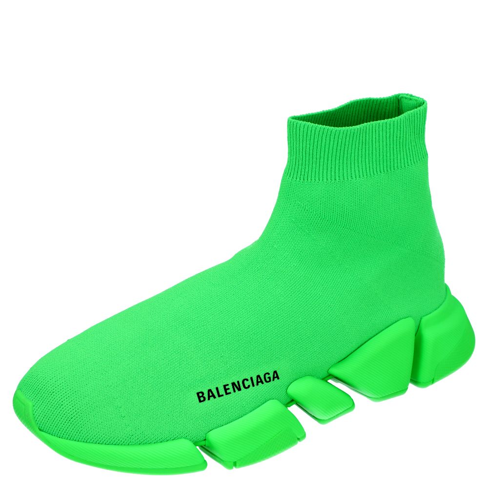 Balenciaga Fluo Green Speed 2.0 Sneakers Size EU 43