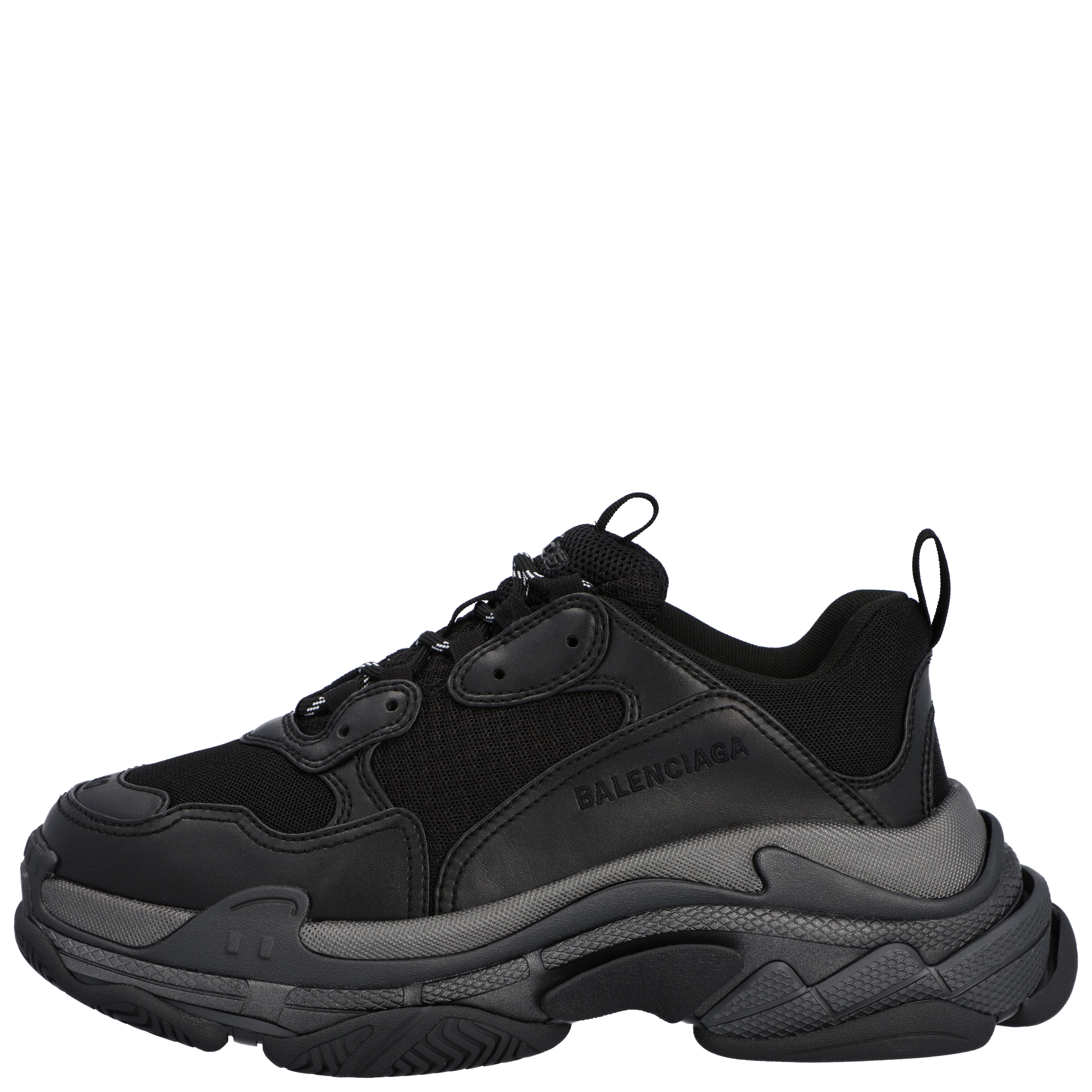 Balenciaga Black Leather and Mesh Triple S Sneakers Size EU
Balenciaga Black Leather and Mesh Triple S Sneakers Size EU