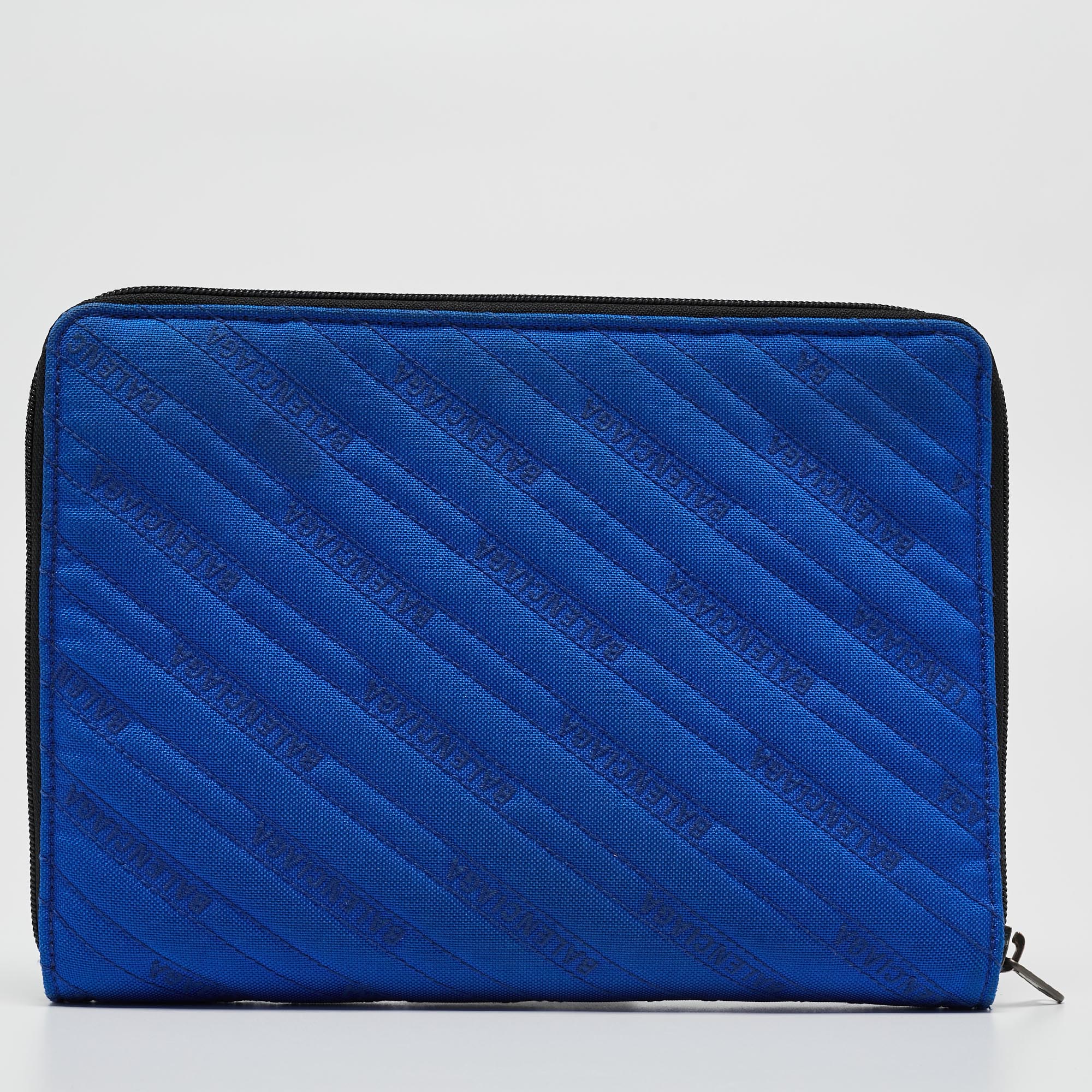 Balenciaga Blue/Black Logo Nylon IPad Case
