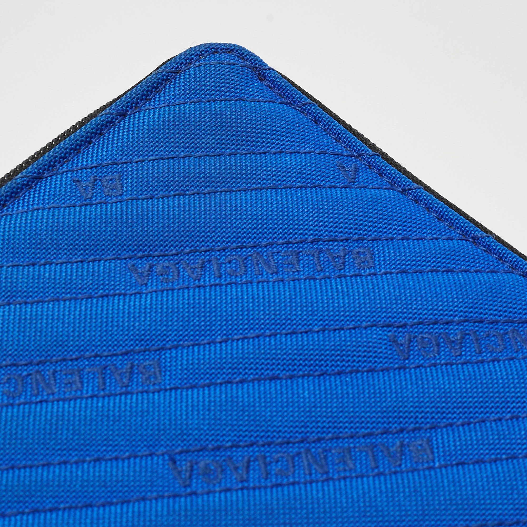Balenciaga Blue/Black Logo Nylon IPad Case