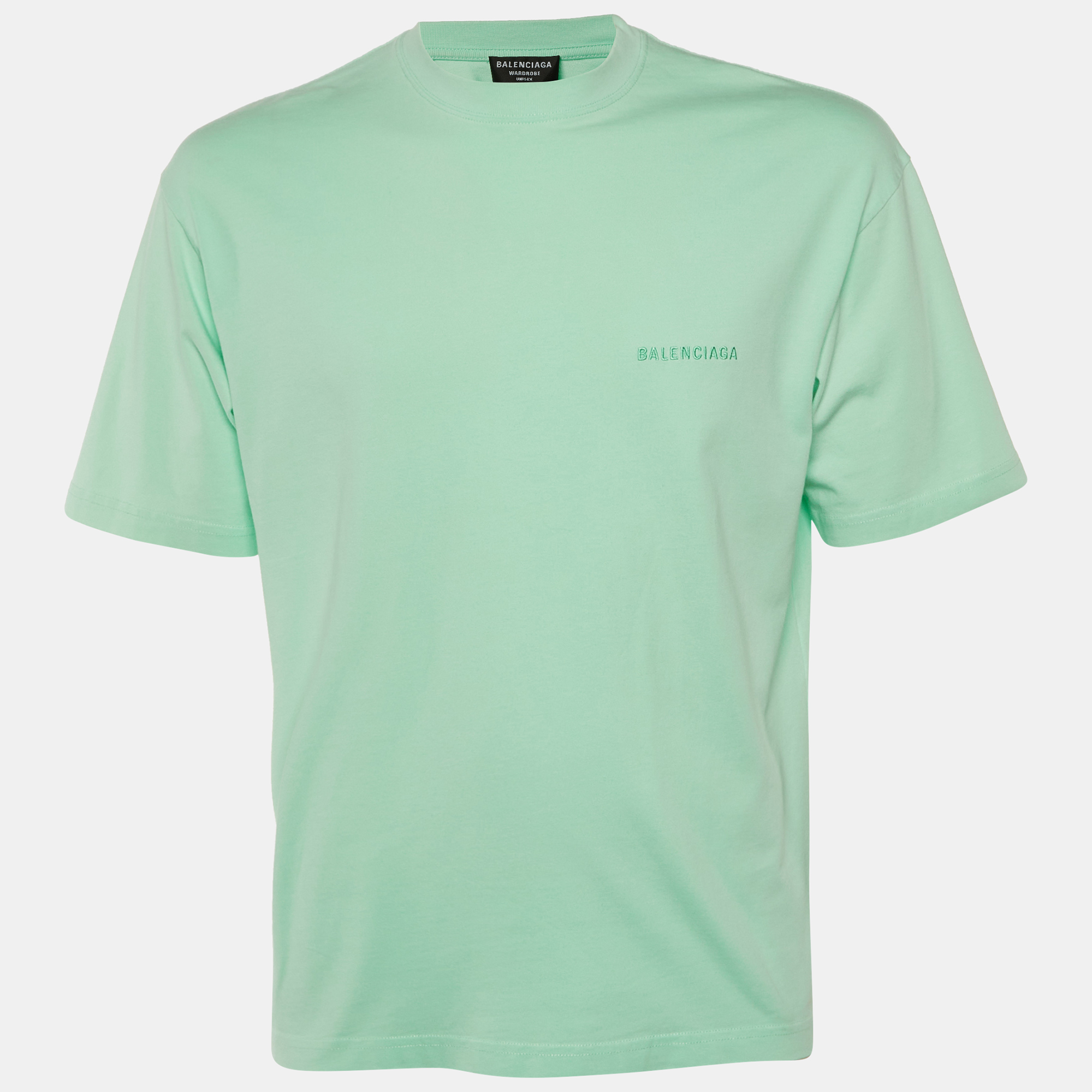 Balenciaga Unisex Green Logo Cotton Oversized T-Shirt XXS
Balenciaga Unisex Green Logo Cotton Oversized T-Shirt XXS
