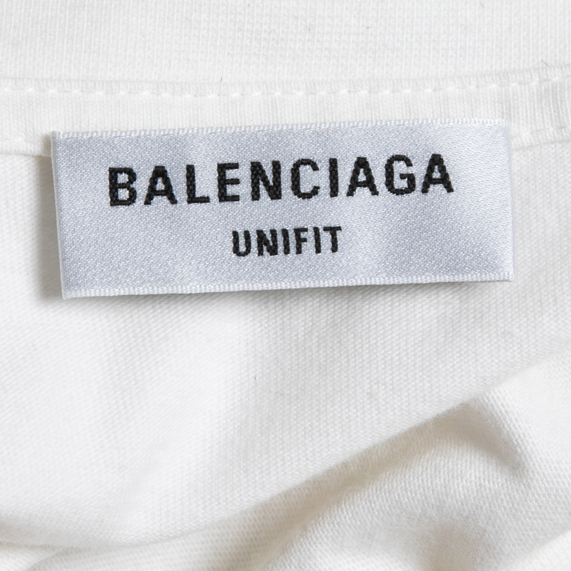 Balenciaga Unifit White The Simpsons Print Cotton Oversized T-Shirt S