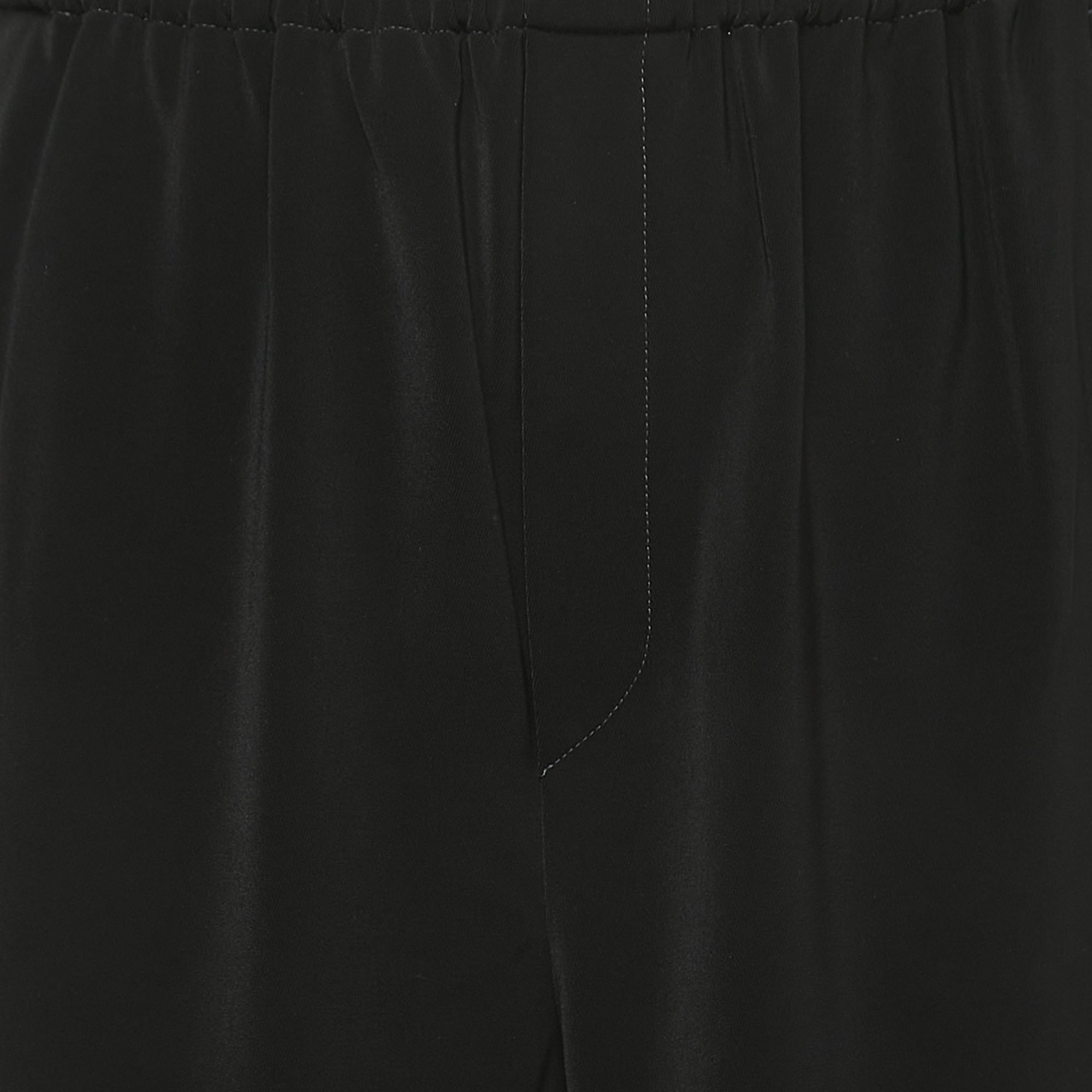Balenciaga Black Jersey Elasticated Waist Bermuda Shorts S