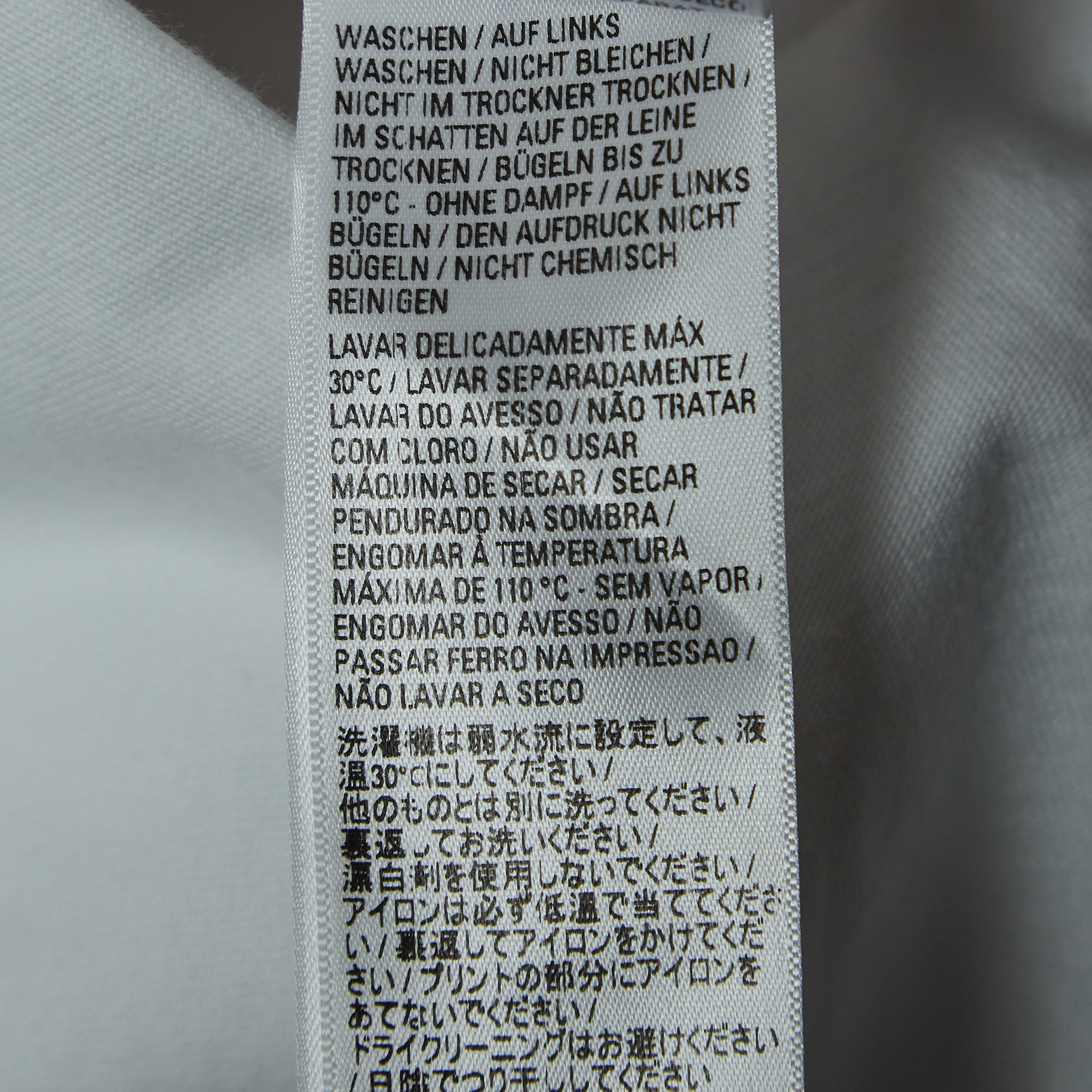Balenciaga X Adidas White Logo Print Cotton Oversized T-Shirt M