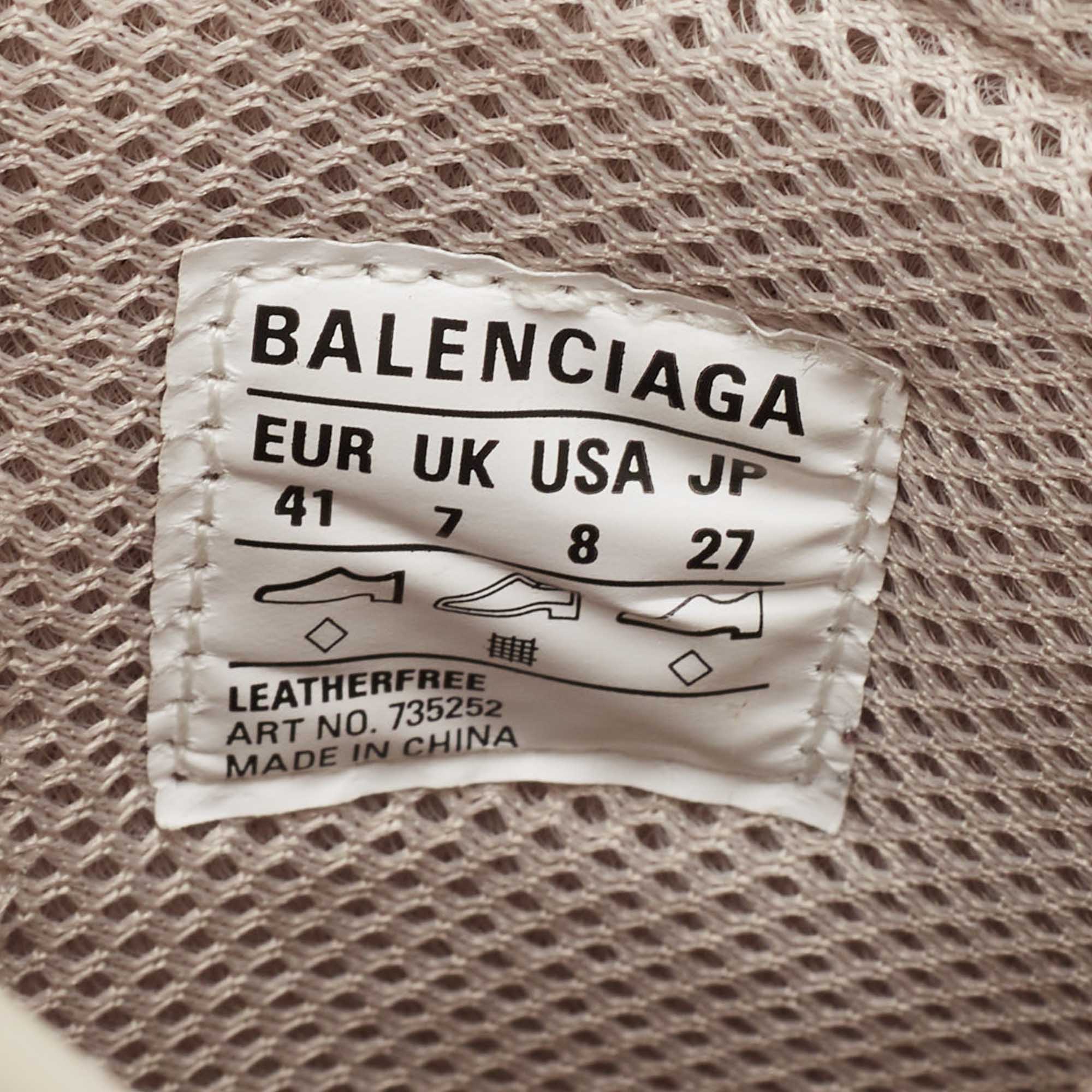 Balenciaga Grey Rubber Defender  Mules Sandals Size 41