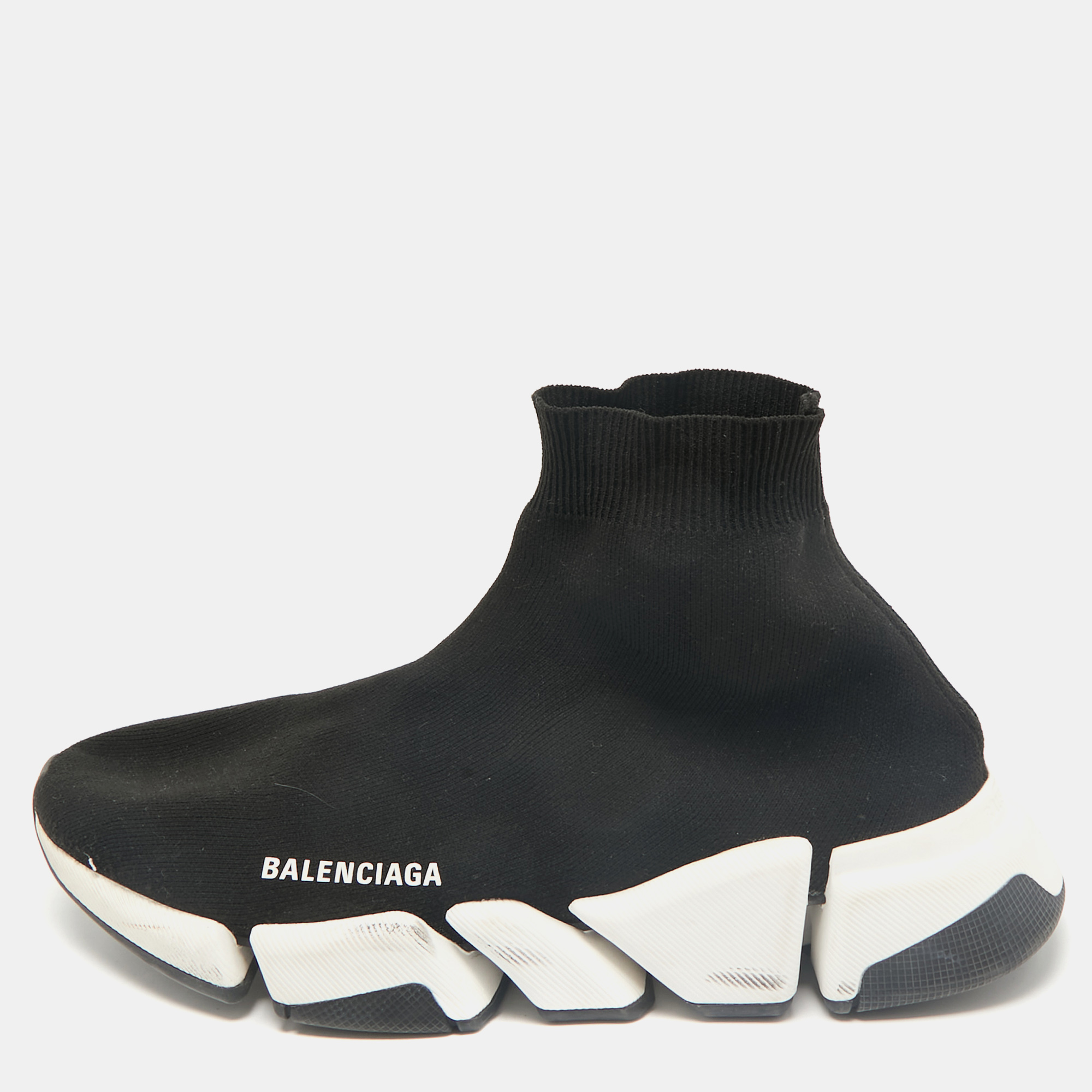 Balenciaga Black Knit Fabric Speed Trainer Slip On Sneakers Size
Balenciaga Black Knit Fabric Speed Trainer Slip On Sneakers Size
