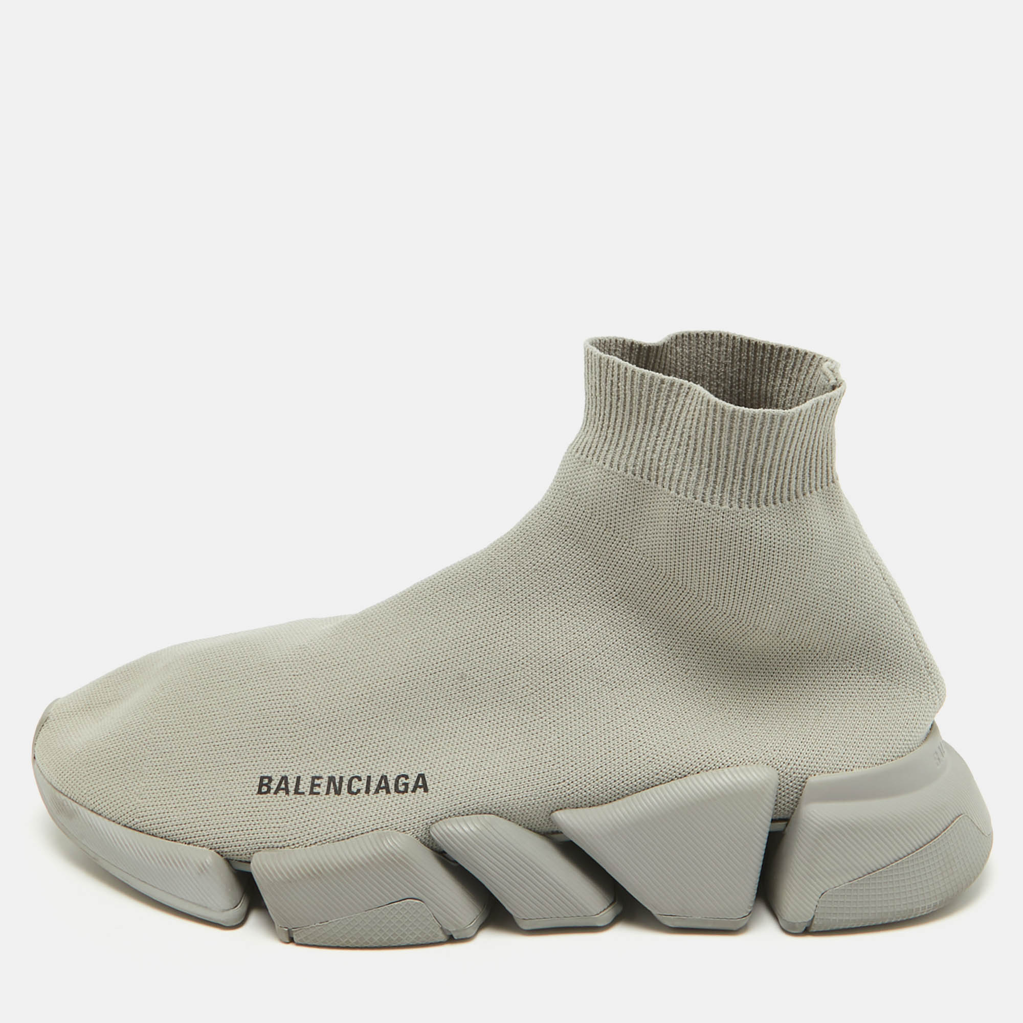 Balenciaga Grey Knit Fabric Speed Trainer Slip On Sneakers Size
Balenciaga Grey Knit Fabric Speed Trainer Slip On Sneakers Size