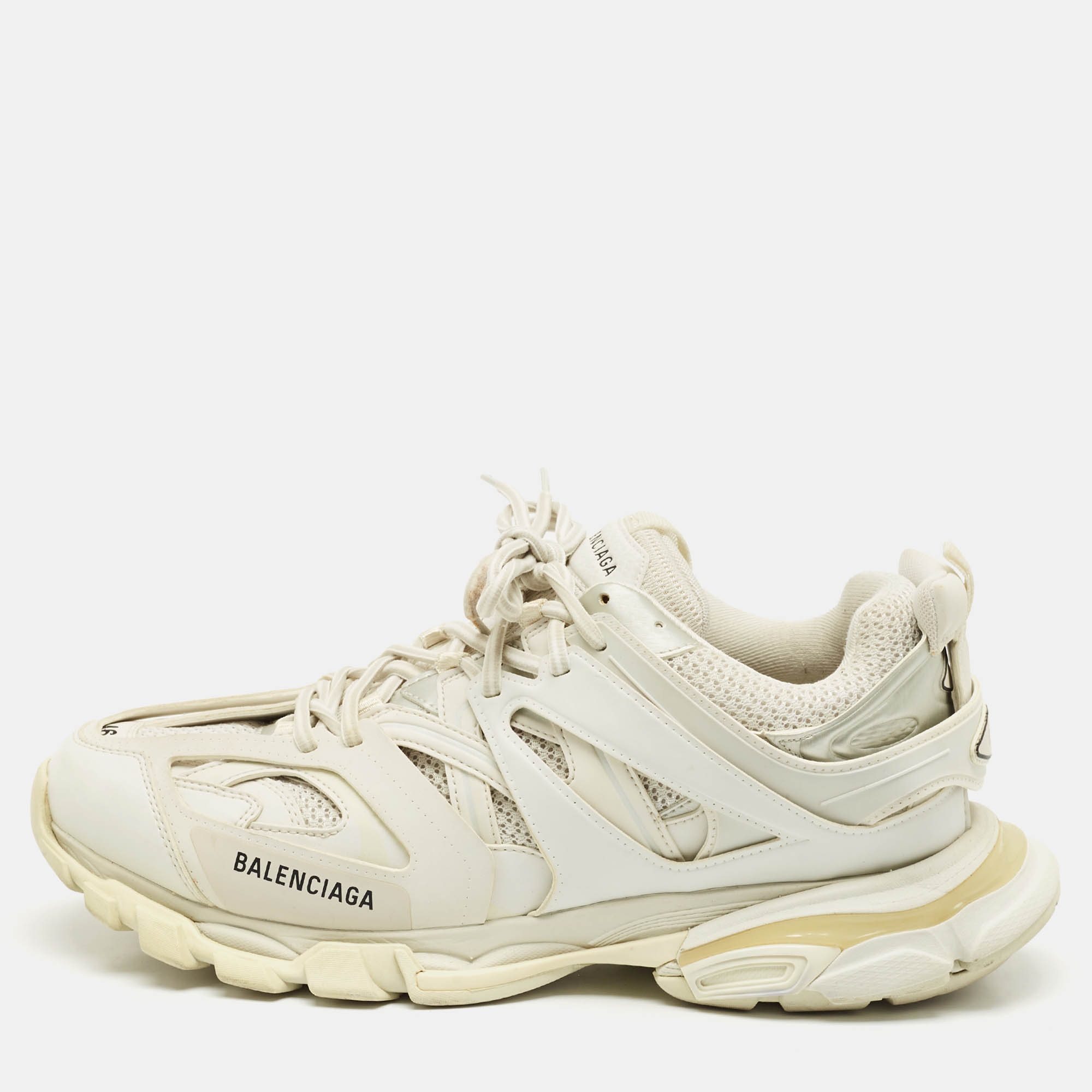 Faux Leather and Mesh Track Sneakers Size 46 - Balenciaga - Modalova