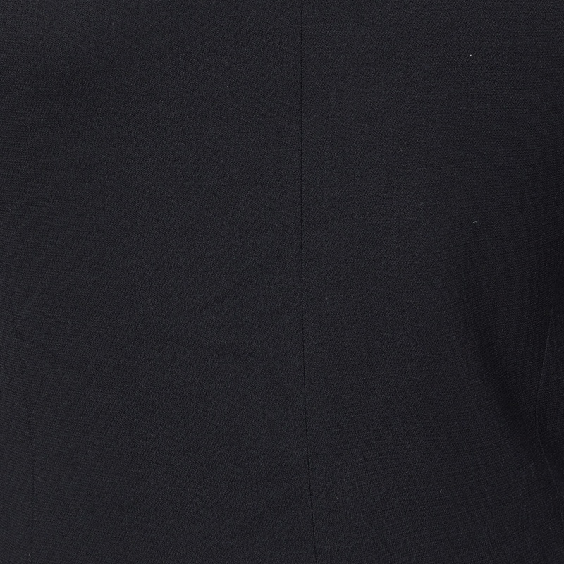 Balmain Black Wool Embellished Lapel Blazer M