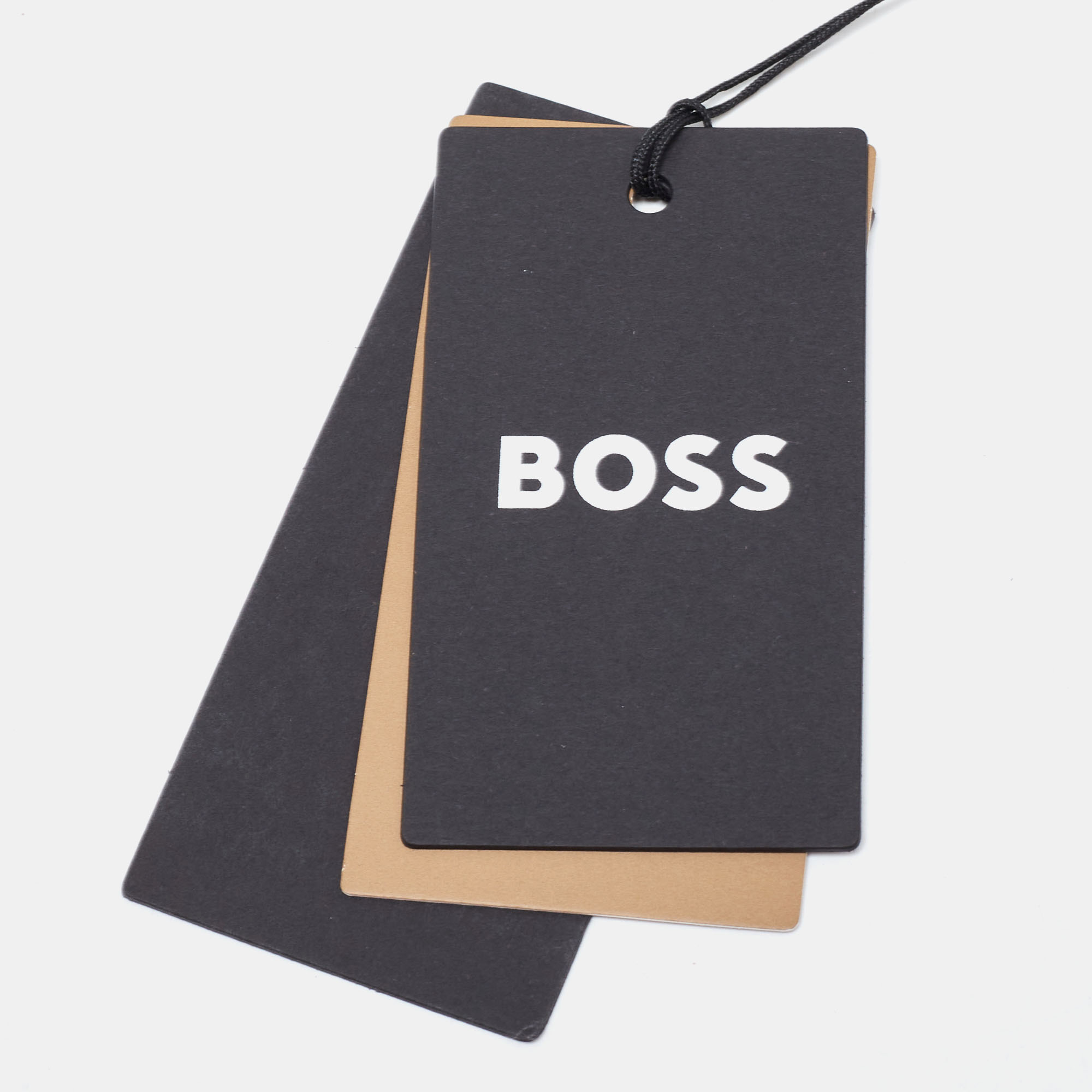 Boss By Hugo Boss Black Patterned Silk Narrow Tie