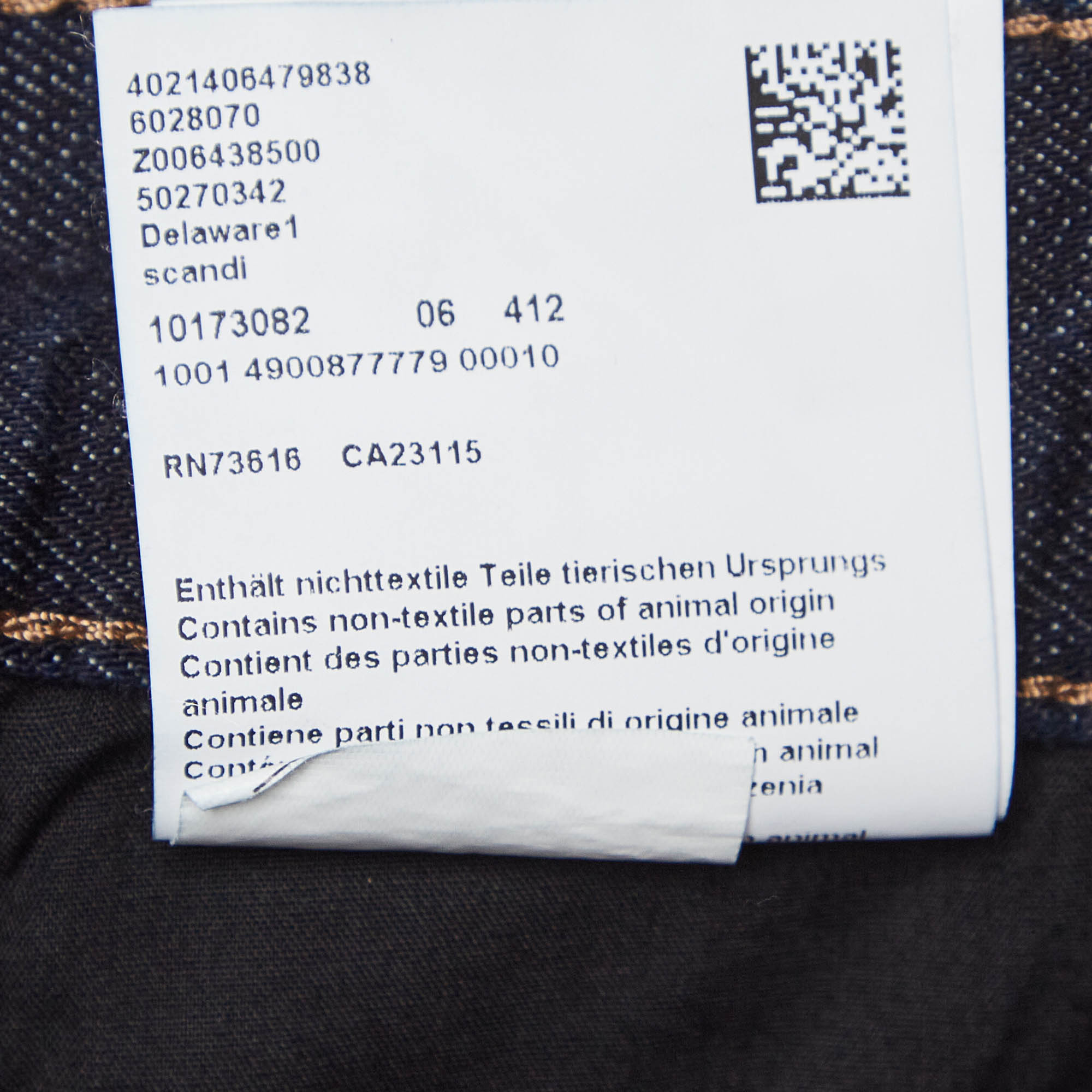 Boss By Hugo Boss Blue Denim Jeans S Waist 33