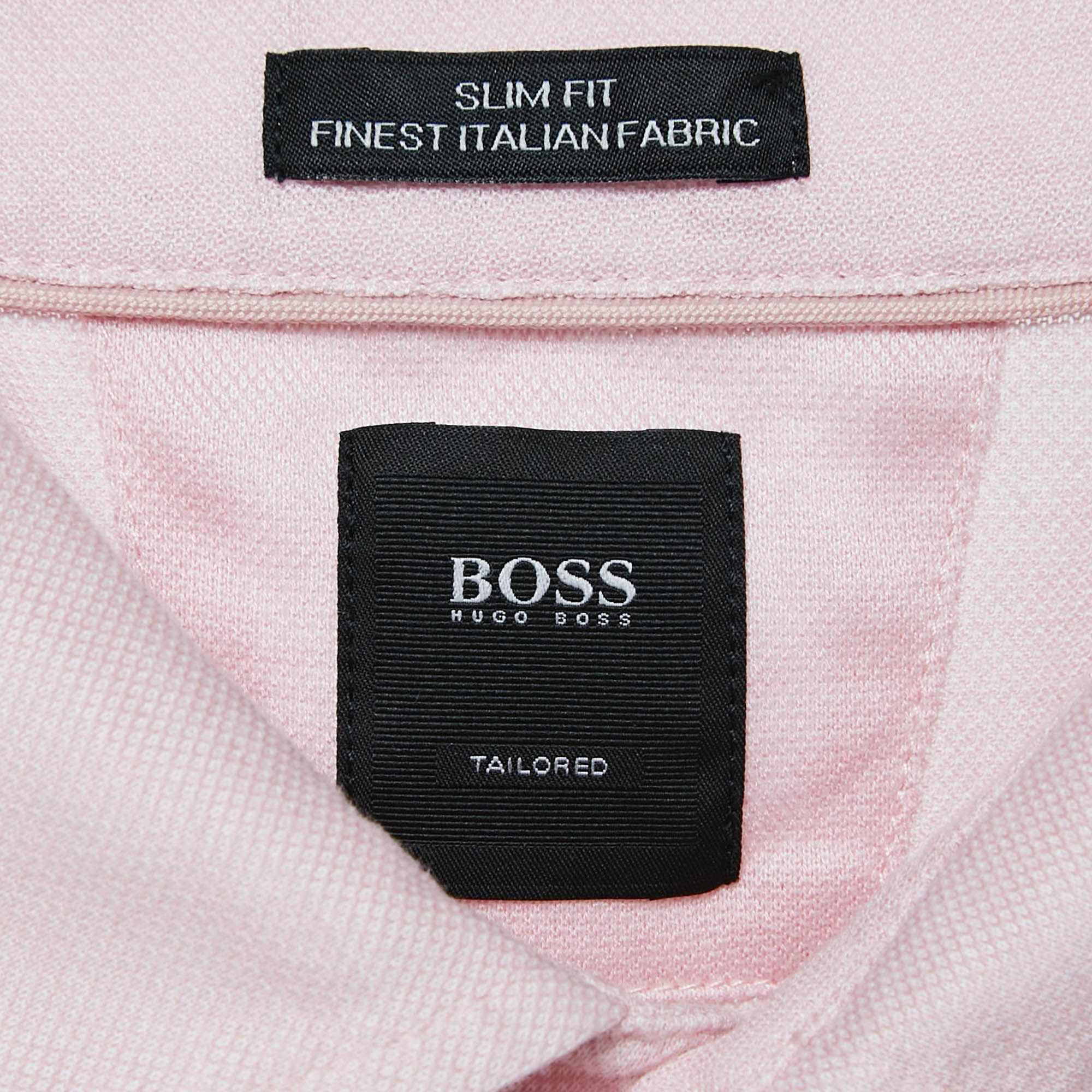 Boss By Hugo Boss Pink Pique Cotton Pryde Polo T-Shirt XL