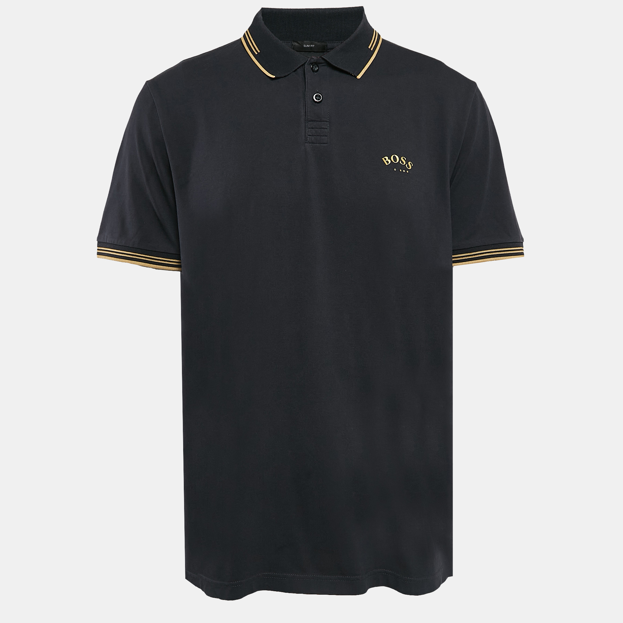 Boss By Hugo Boss Navy Blue Pique Cotton Paul Curved Polo T-Shirt XXL
Boss By Hugo Boss Navy Blue Pique Cotton Paul Curved Polo T-Shirt XXL