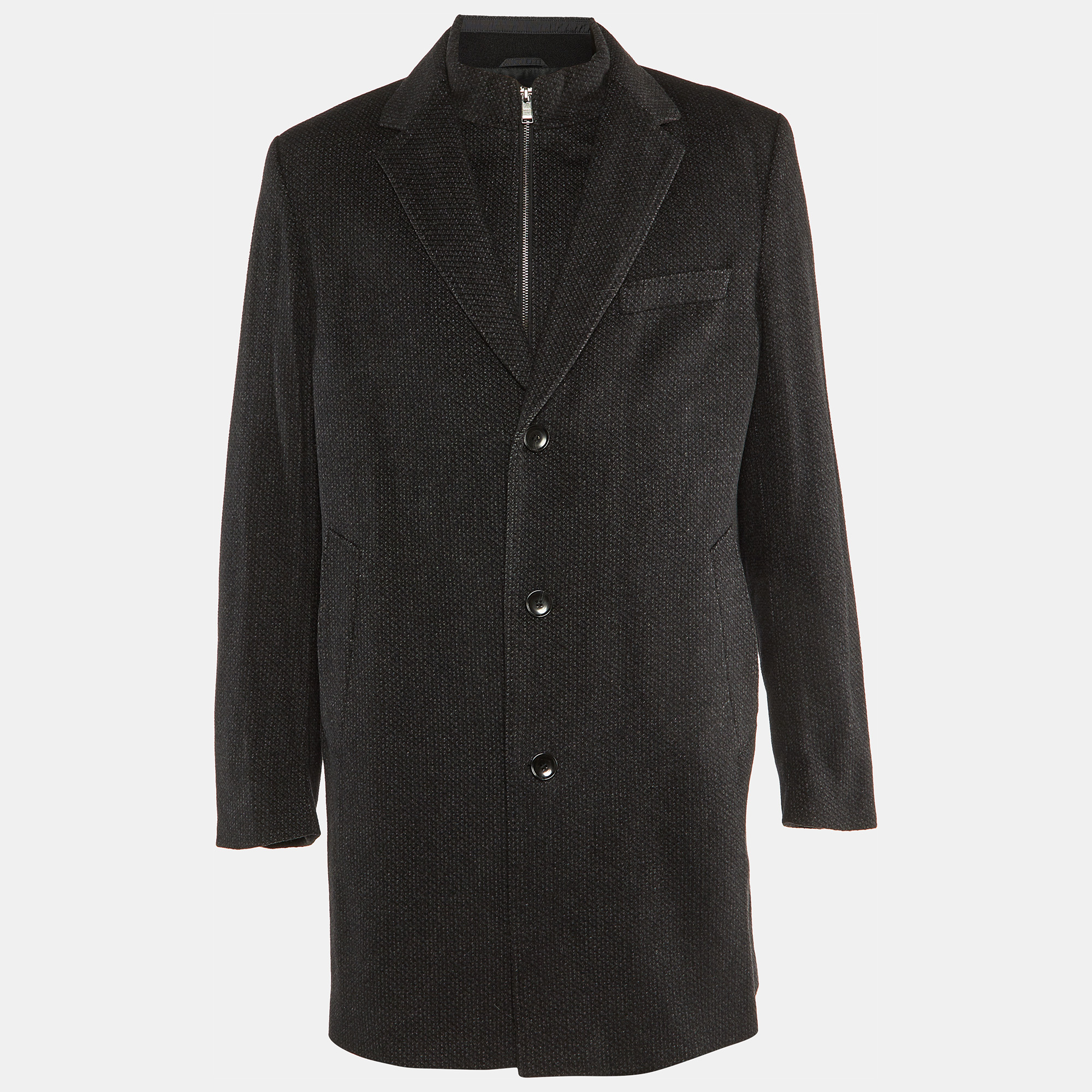 Boss By Hugo Boss Black Wool & Cashmere T-Lennard4 Jacket & Coat Set XXL
Boss By Hugo Boss Black Wool & Cashmere T-Lennard4 Jacket & Coat Set XXL