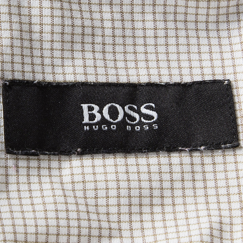 Boss By Hugo Boss Multicolor Checked Long Sleeve Button Front Shirt XL