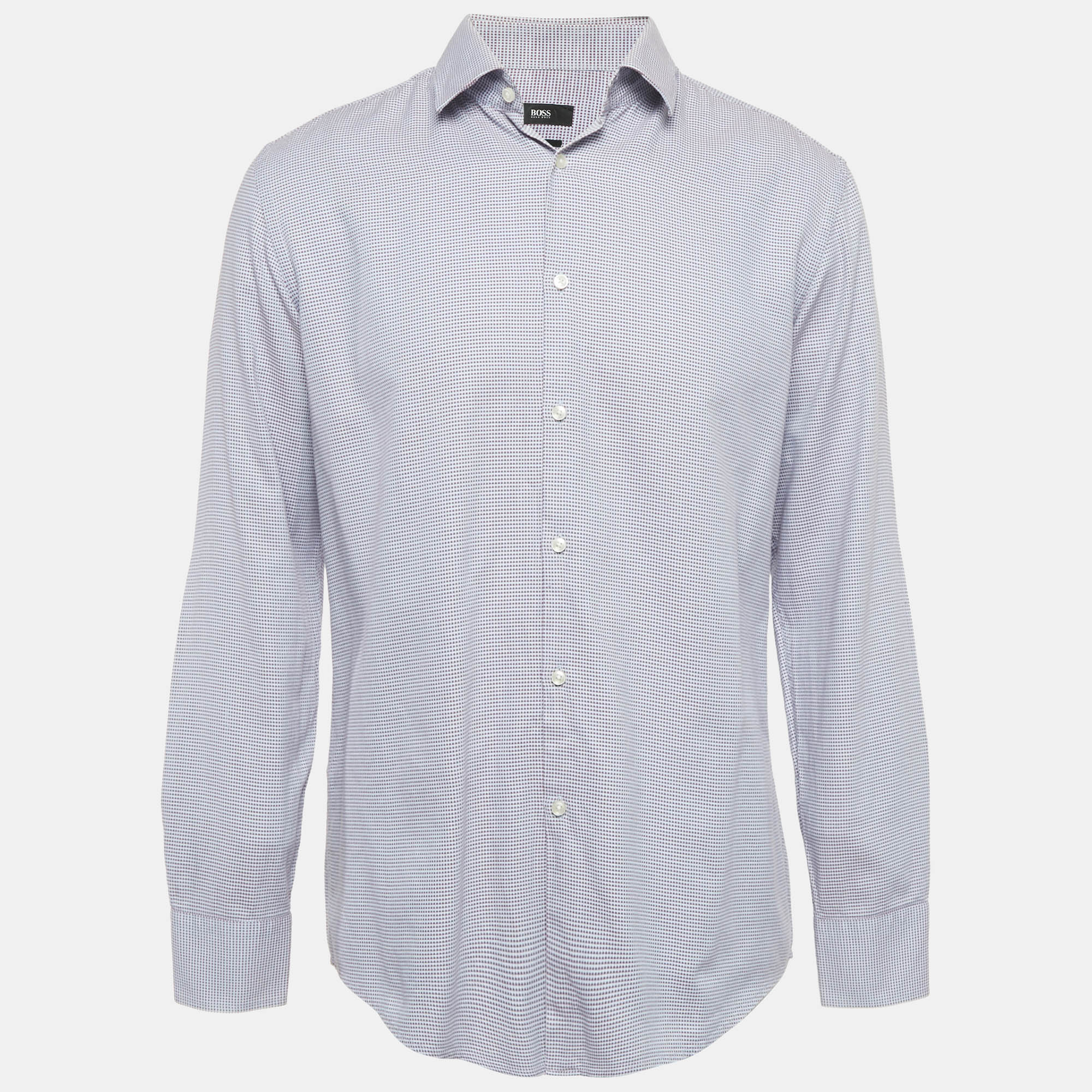 Boss by Hugo Boss Blue & Red Cotton Slim Fit Shirt XL
Boss by Hugo Boss Blue & Red Cotton Slim Fit Shirt XL