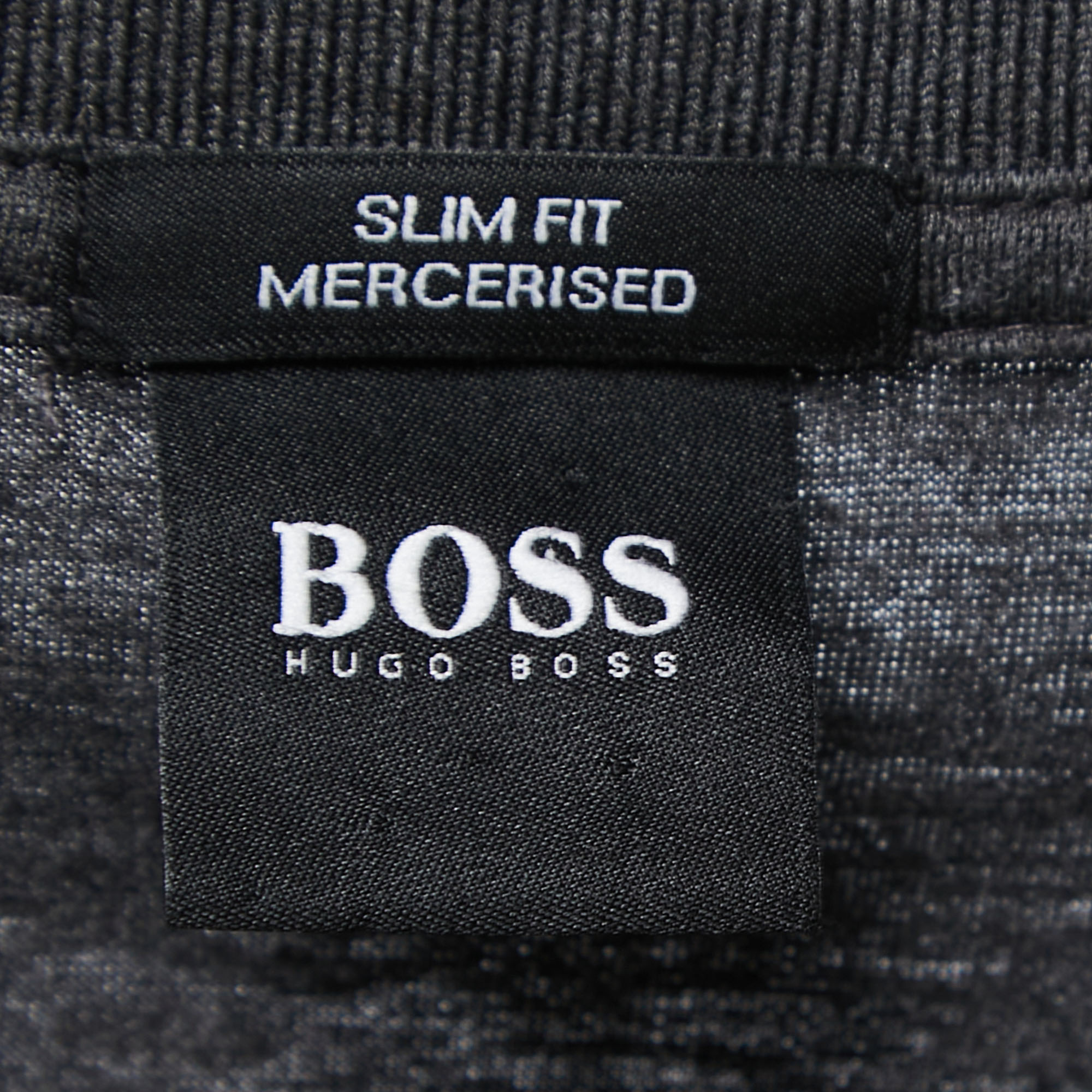 Boss By Hugo Boss Dark Grey Cotton Polo T-Shirt 2XL