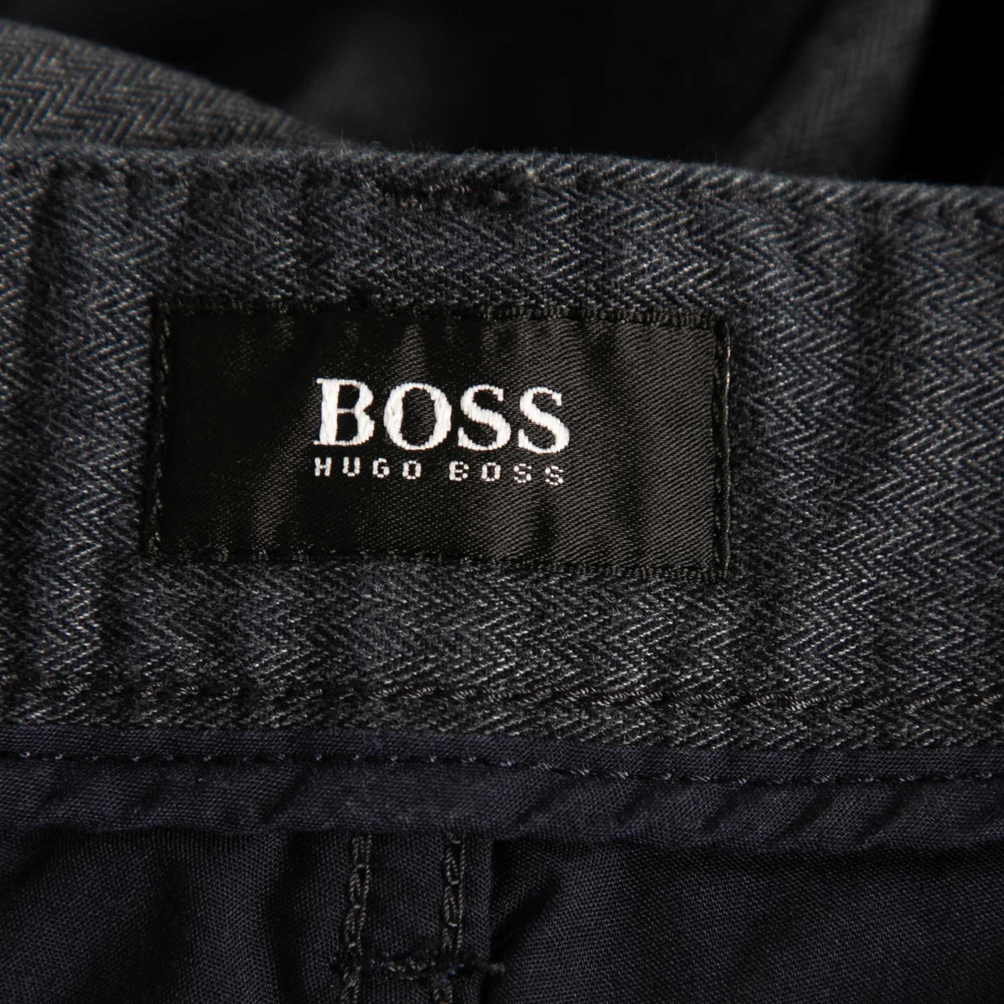 Boss By Hugo Boss Dark Blue Denim Jeans L Waist 34