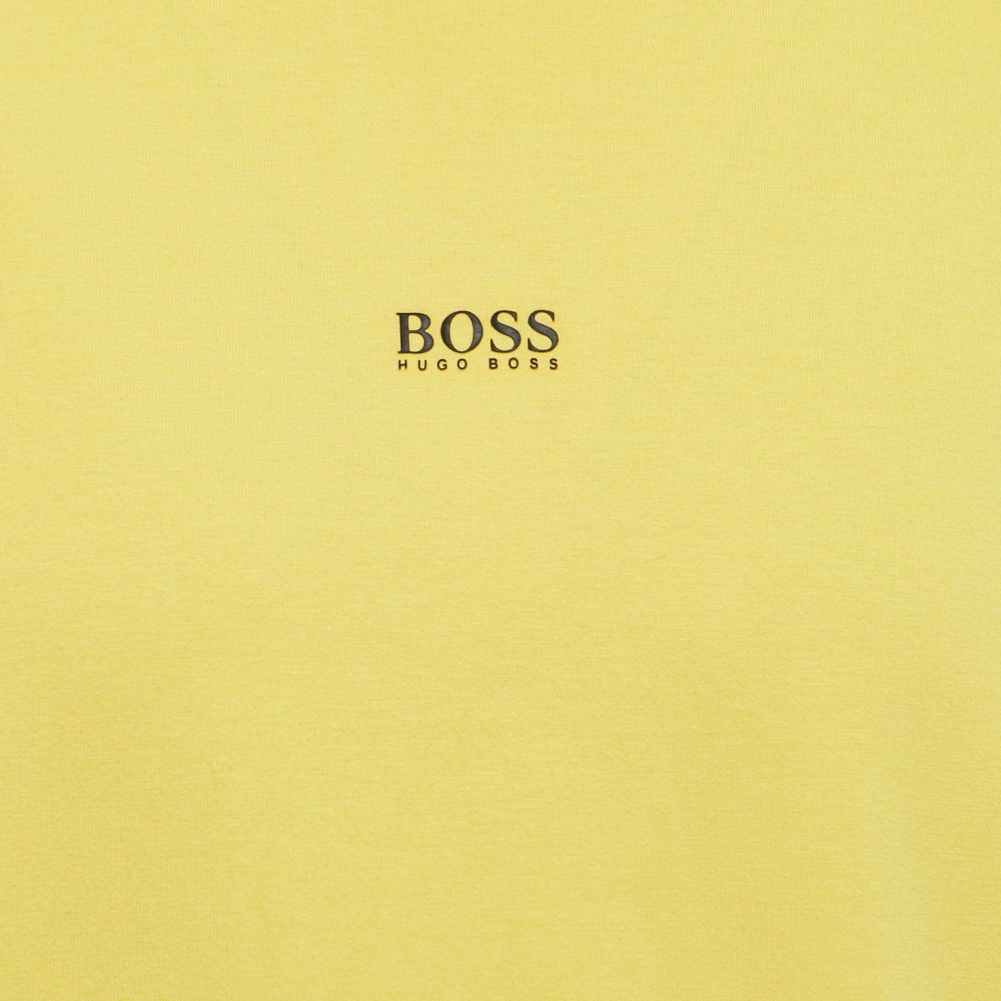 Boss By Hugo Boss Yellow Cotton Relaxed Fit Crew Neck T-Shirt XL
