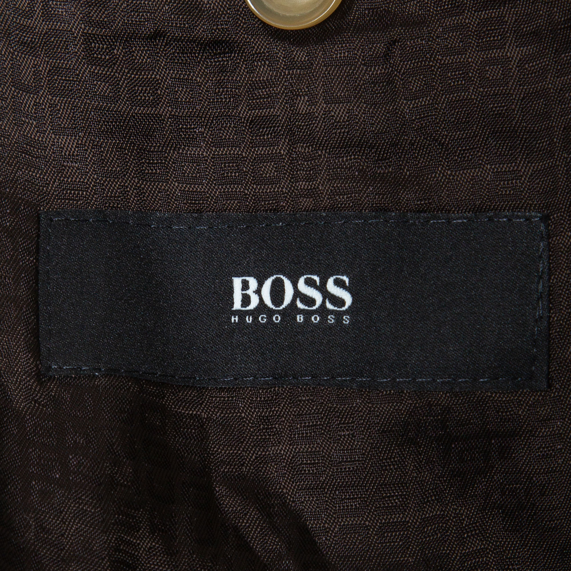 Boss By Hugo Boss Beige Wool Single Breasted Blazer XL