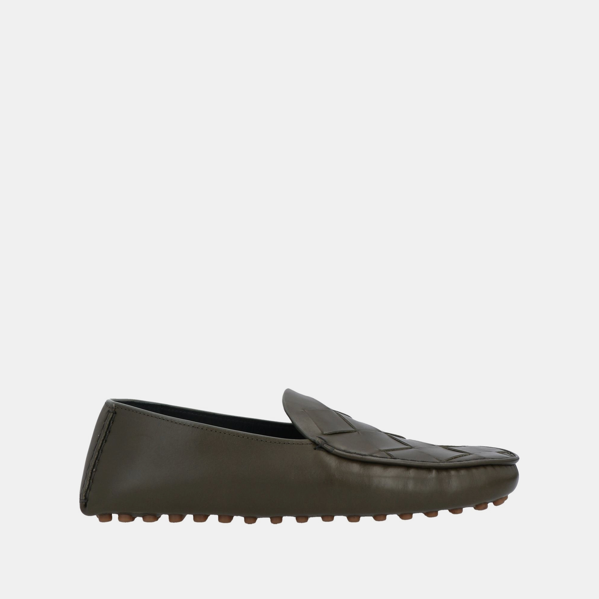 Bottega veneta leather slip on loafers size 41