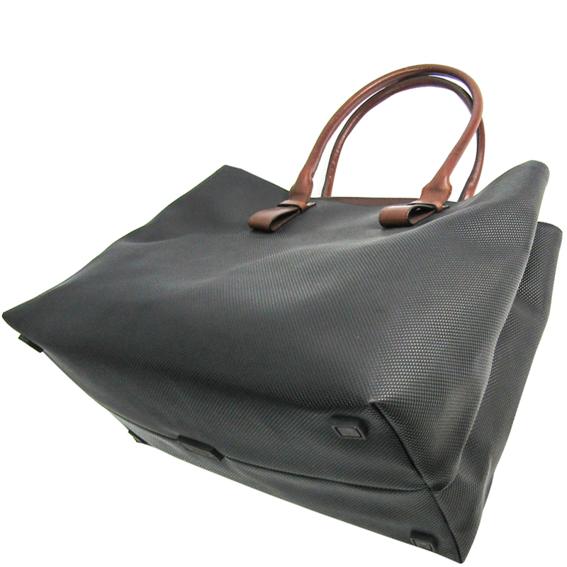 Bottega Veneta Black PVC Leather Marcopolo Tote Bag
Bottega Veneta Black PVC Leather Marcopolo Tote Bag