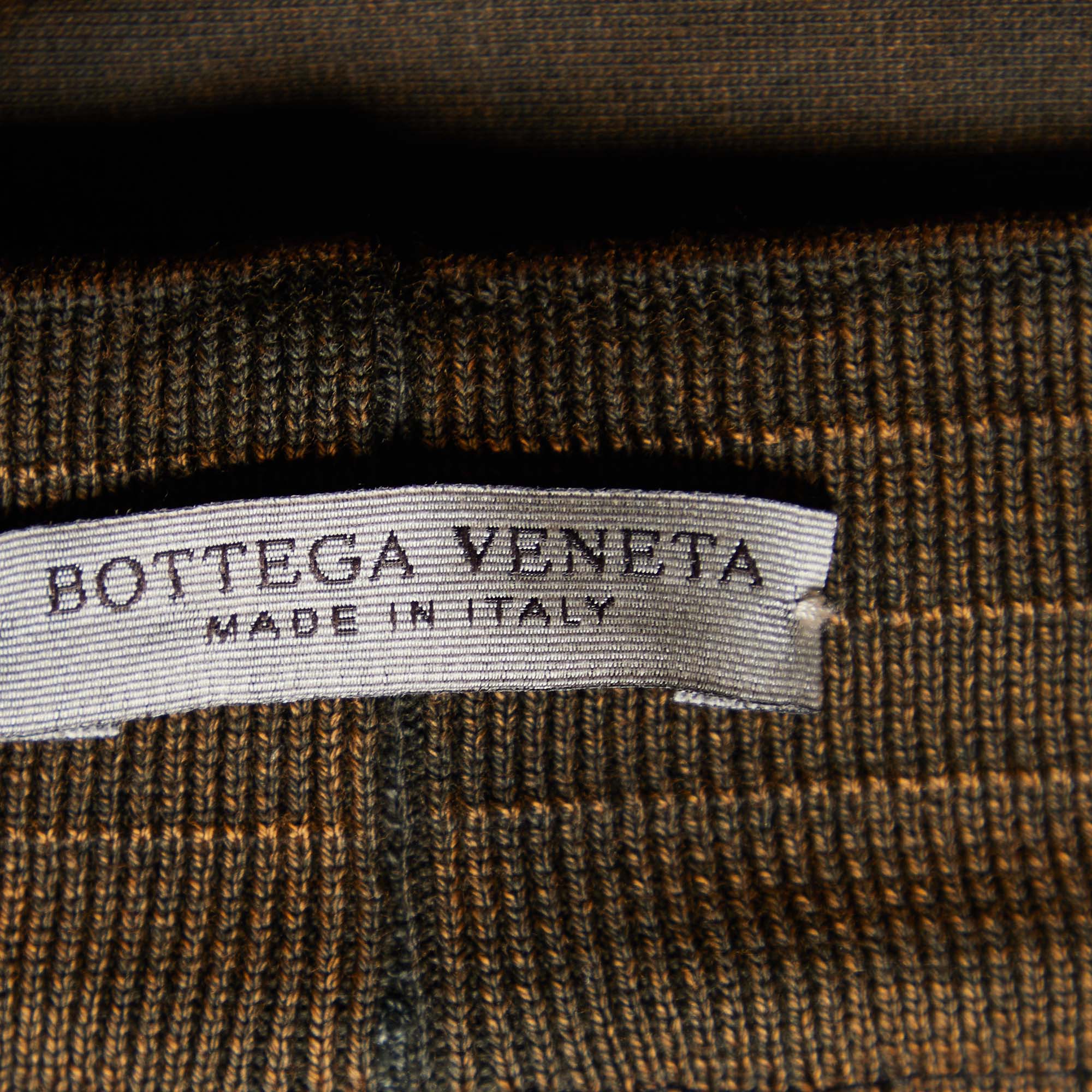 Bottega Veneta Brown Faded Cotton Knit Track Pants XXL