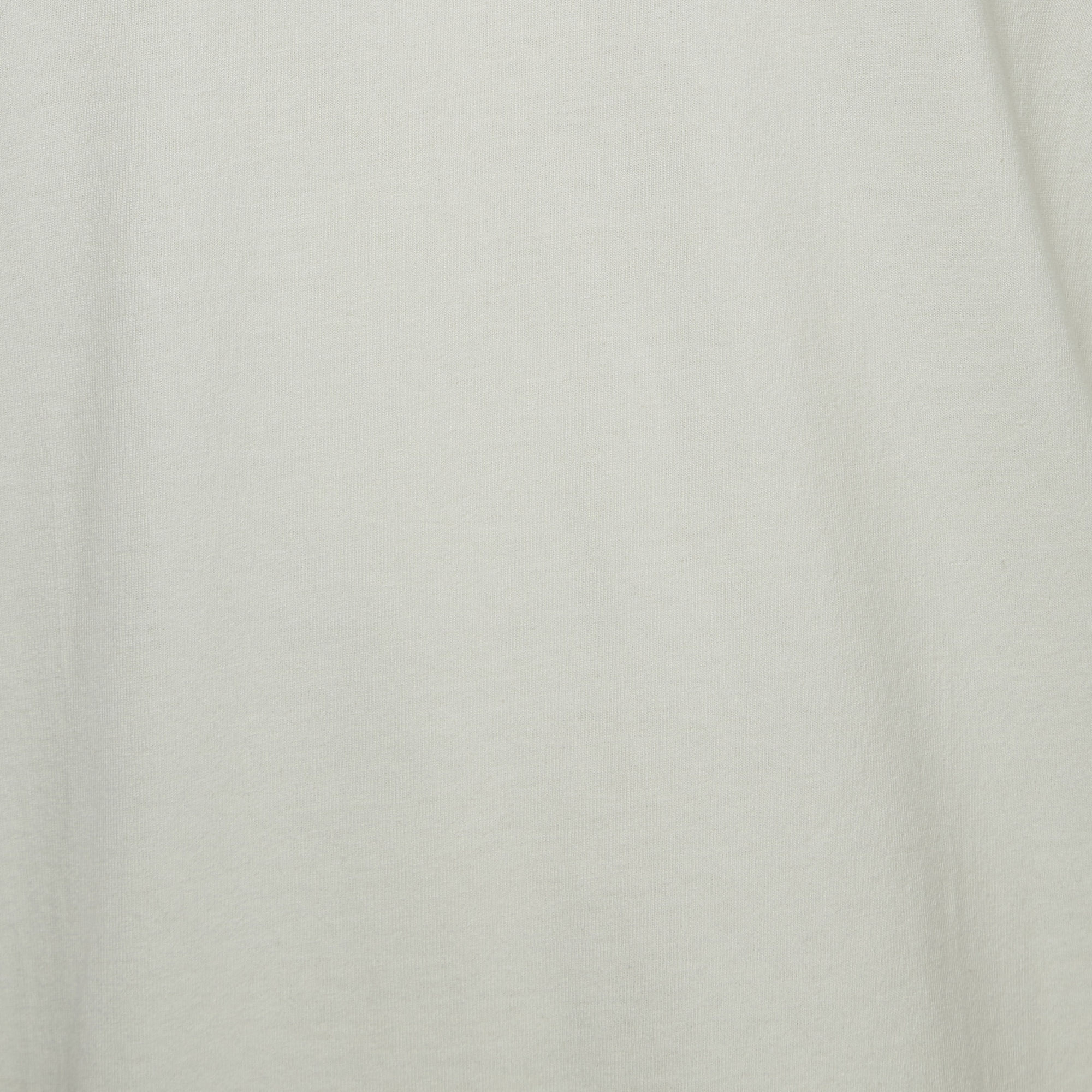Bottega Veneta White Cotton Cotton Contrast Stitch Detail T-Shirt XL