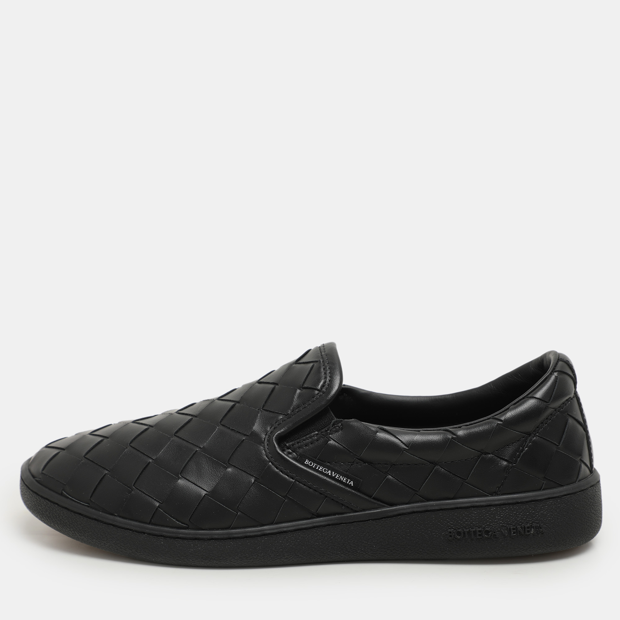 Bottega Veneta Black Intrecciato Leather Sawyer Slip On Sneakers Size
Bottega Veneta Black Intrecciato Leather Sawyer Slip On Sneakers Size