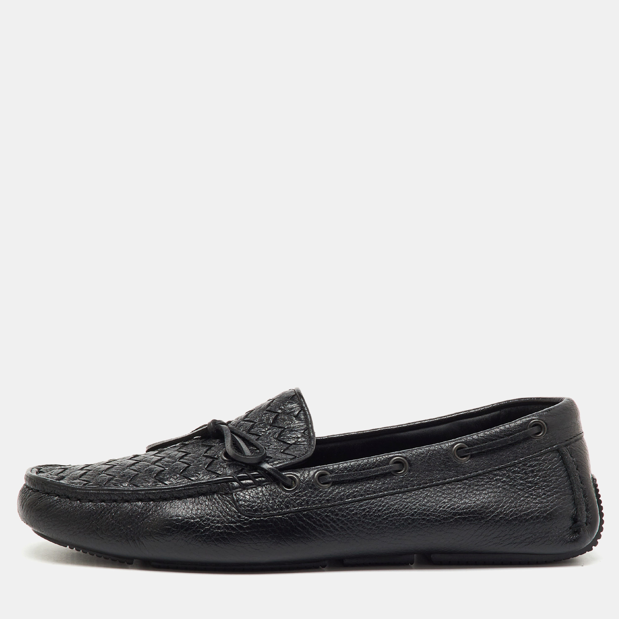 Bottega Veneta Black Intrecciato Leather Bow Slip On Loafers Size
Bottega Veneta Black Intrecciato Leather Bow Slip On Loafers Size