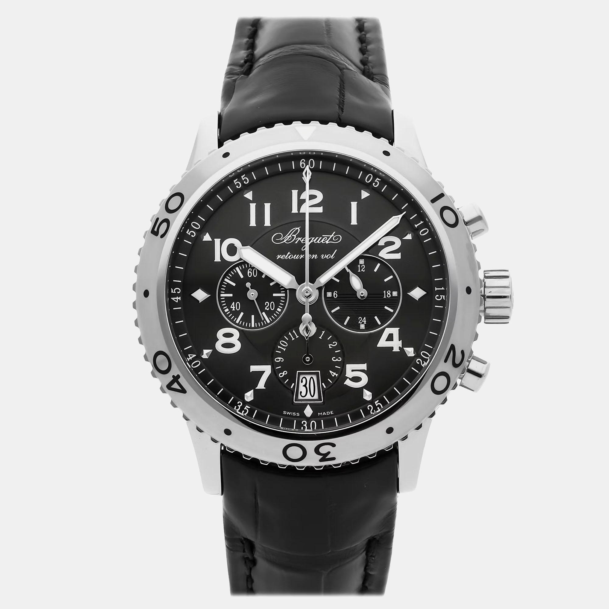 Pre-Owned Breguet Transatlantique Type XXI Flyback Chronograph 3810ST/92/9ZU, Grey
Pre-Owned Breguet Transatlantique Type XXI Flyback Chronograph 3810ST/92/9ZU, Grey