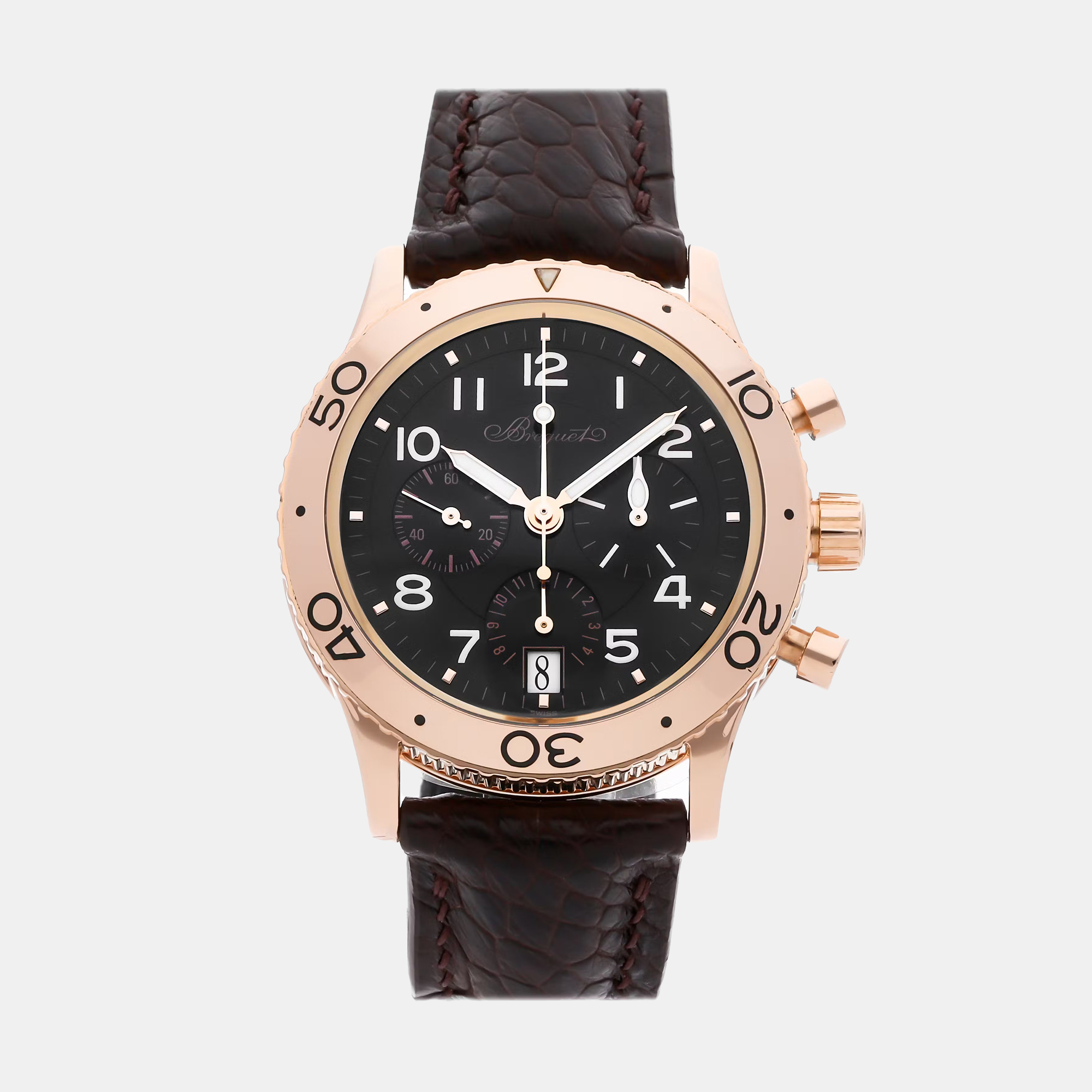 Pre-Owned Breguet Type XX Transatlantique Chronograph 3820BA/N2/9W6, Black
Pre-Owned Breguet Type XX Transatlantique Chronograph 3820BA/N2/9W6, Black