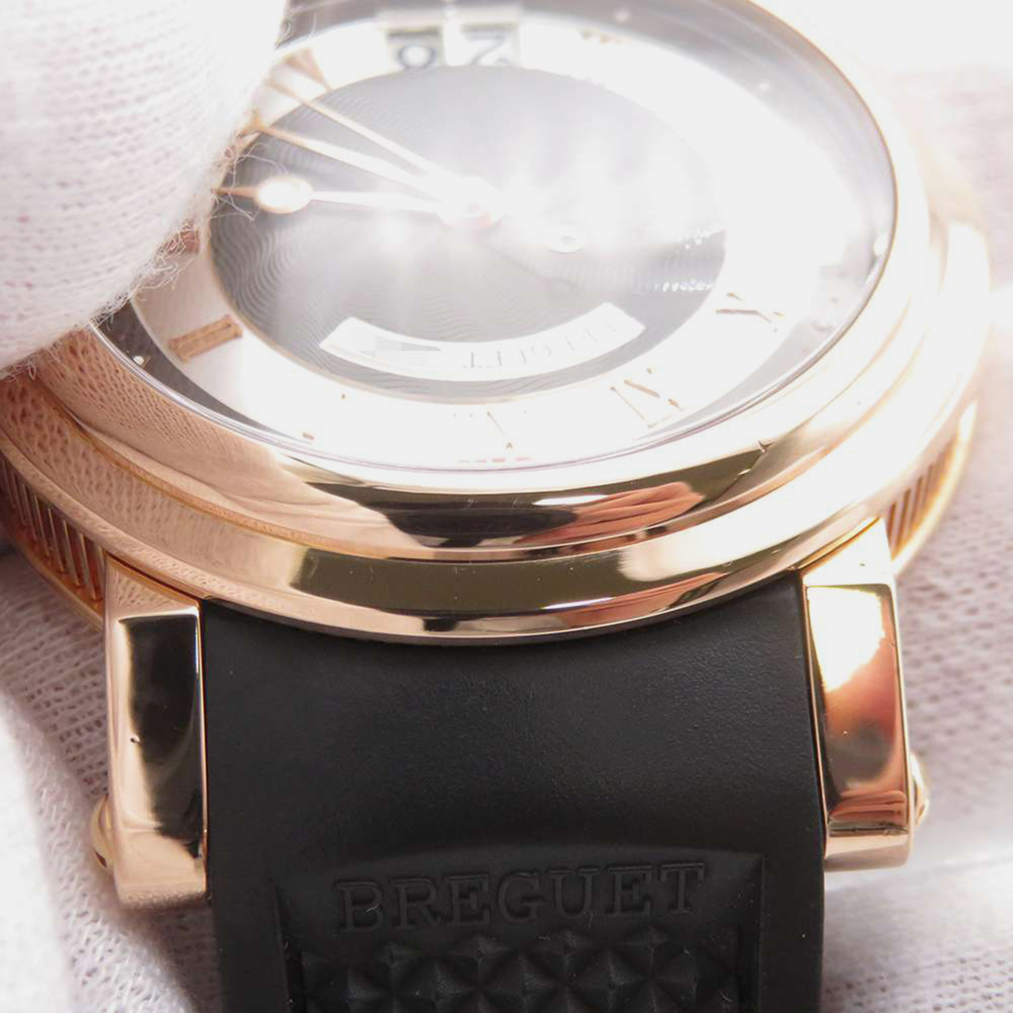 Breguet Grey 18k Rose Gold De La Marine 5817BR/Z2/5V8 Automatic Men's Wristwatch 39 Mm