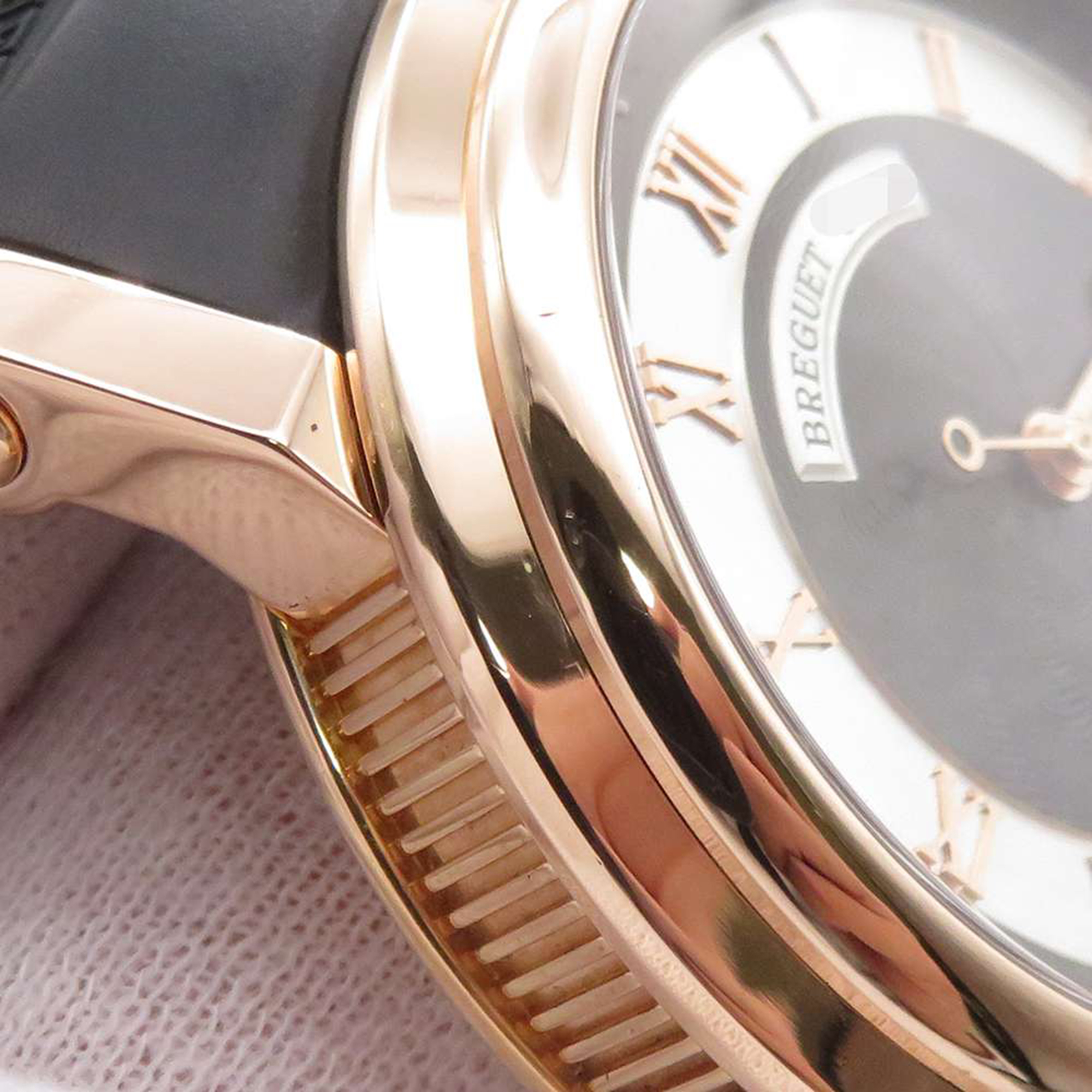 Breguet Grey 18k Rose Gold De La Marine 5817BR/Z2/5V8 Automatic Men's Wristwatch 39 Mm