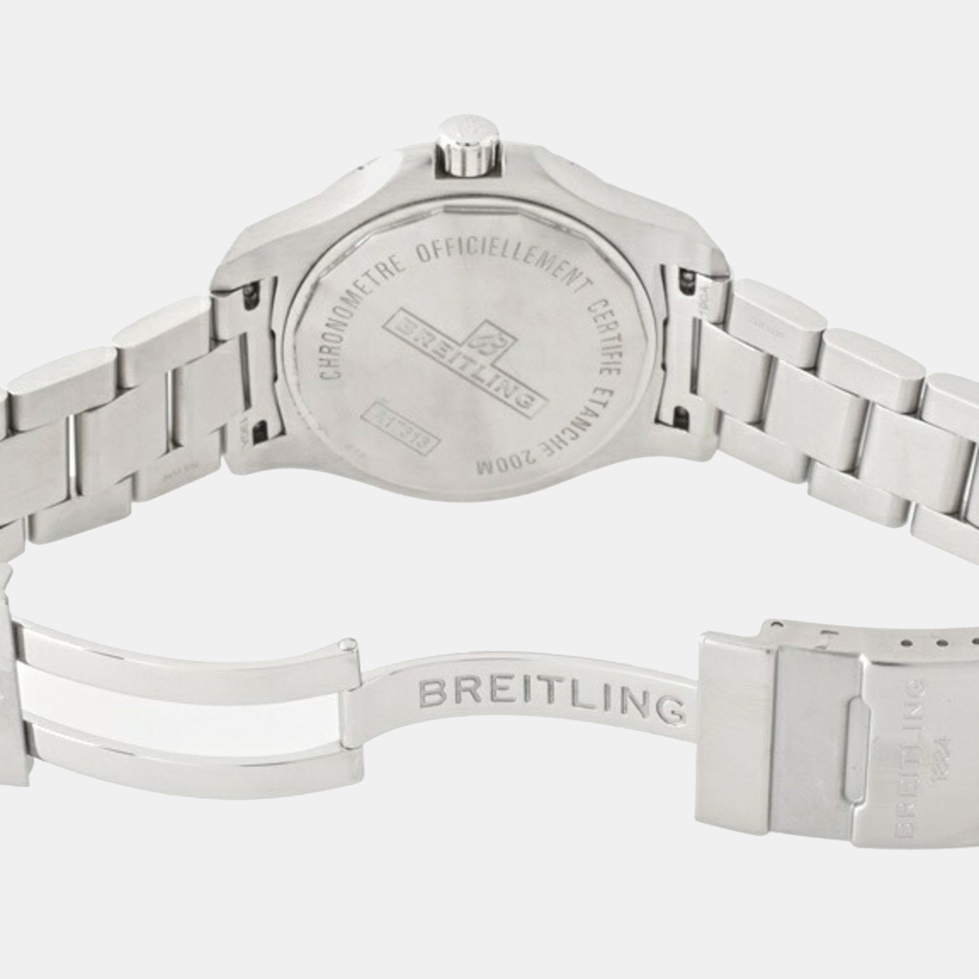 Breitling Ivory Stainless Steel Colt A17313101G1A1 Automatic Men's Wristwatch 41 Mm