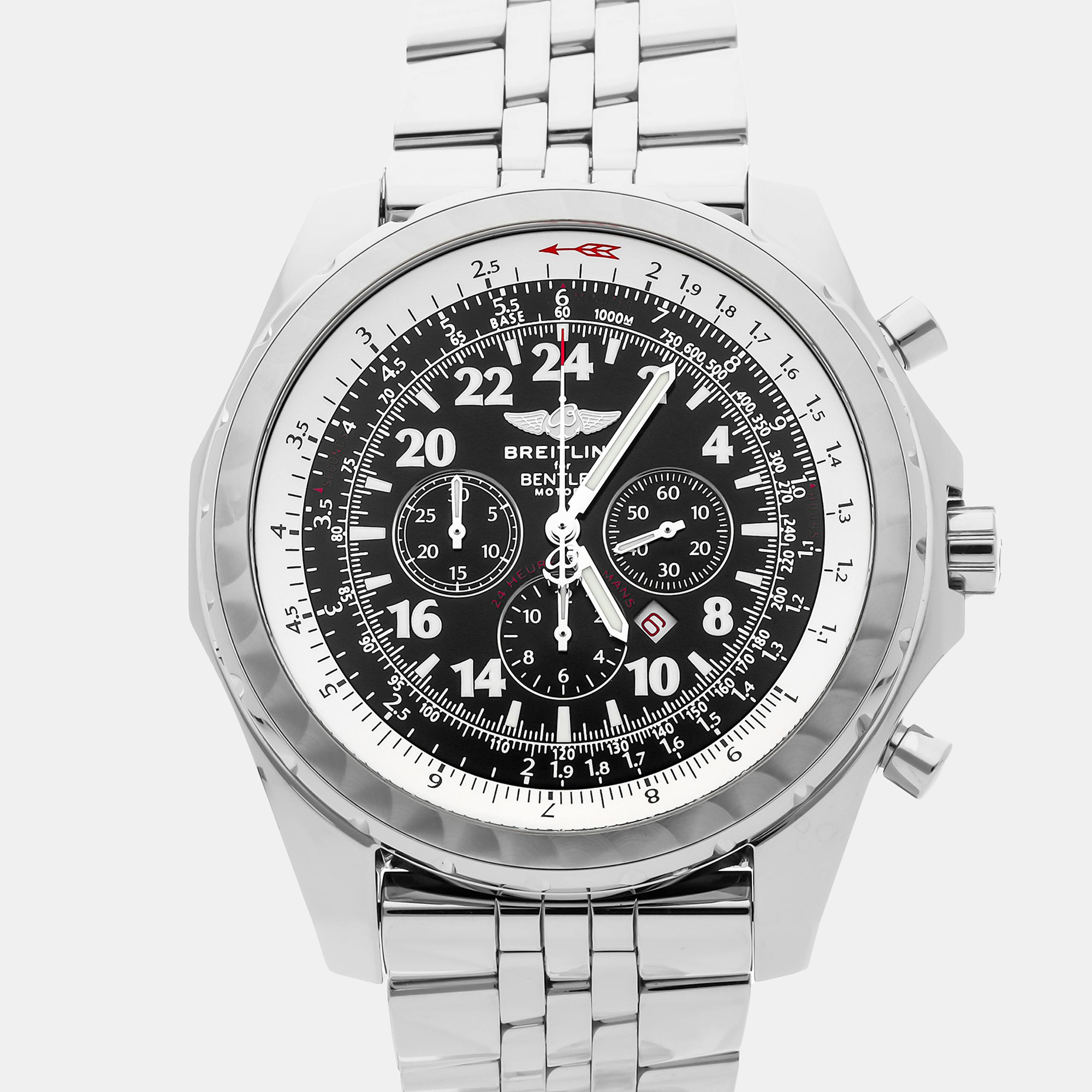 Pre-Owned Breitling Bentley Le Mans Limited Edition A2236212/B699 48.7 mm, Black
Pre-Owned Breitling Bentley Le Mans Limited Edition A2236212/B699 48.7 mm, Black