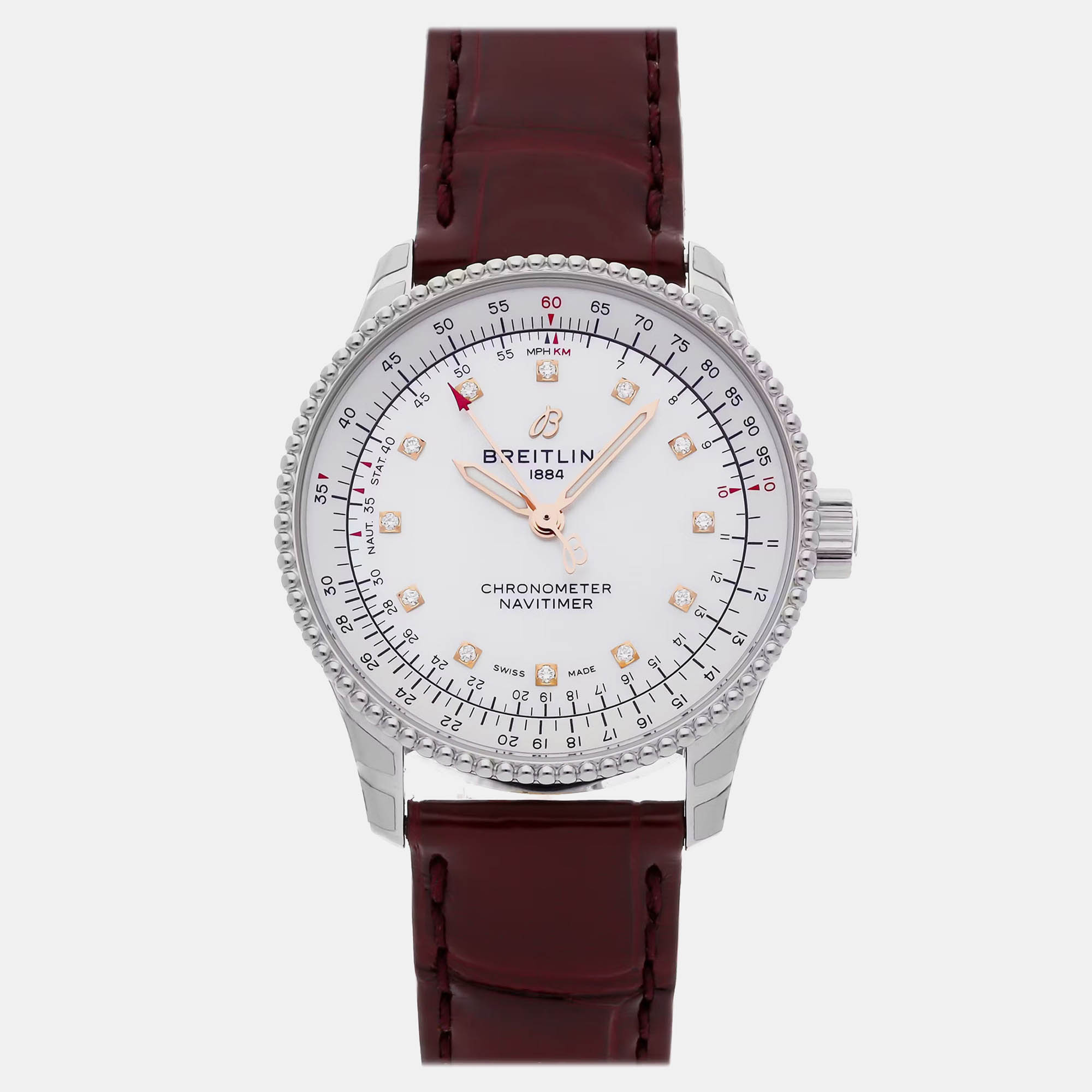 Pre-Owned Navitimer A17395211A1P1 - Breitling - Modalova